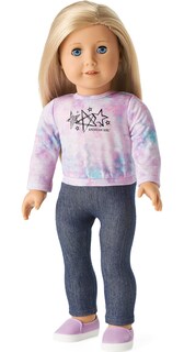 Foto 2 | Muñeca American Girl Truly Me De 18 Pulgadas Con Set Escolar Y De Fútbol - Venta Internacional.