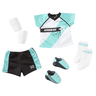 Foto 3 | Muñeca American Girl Truly Me De 18 Pulgadas Con Set Escolar Y De Fútbol - Venta Internacional.