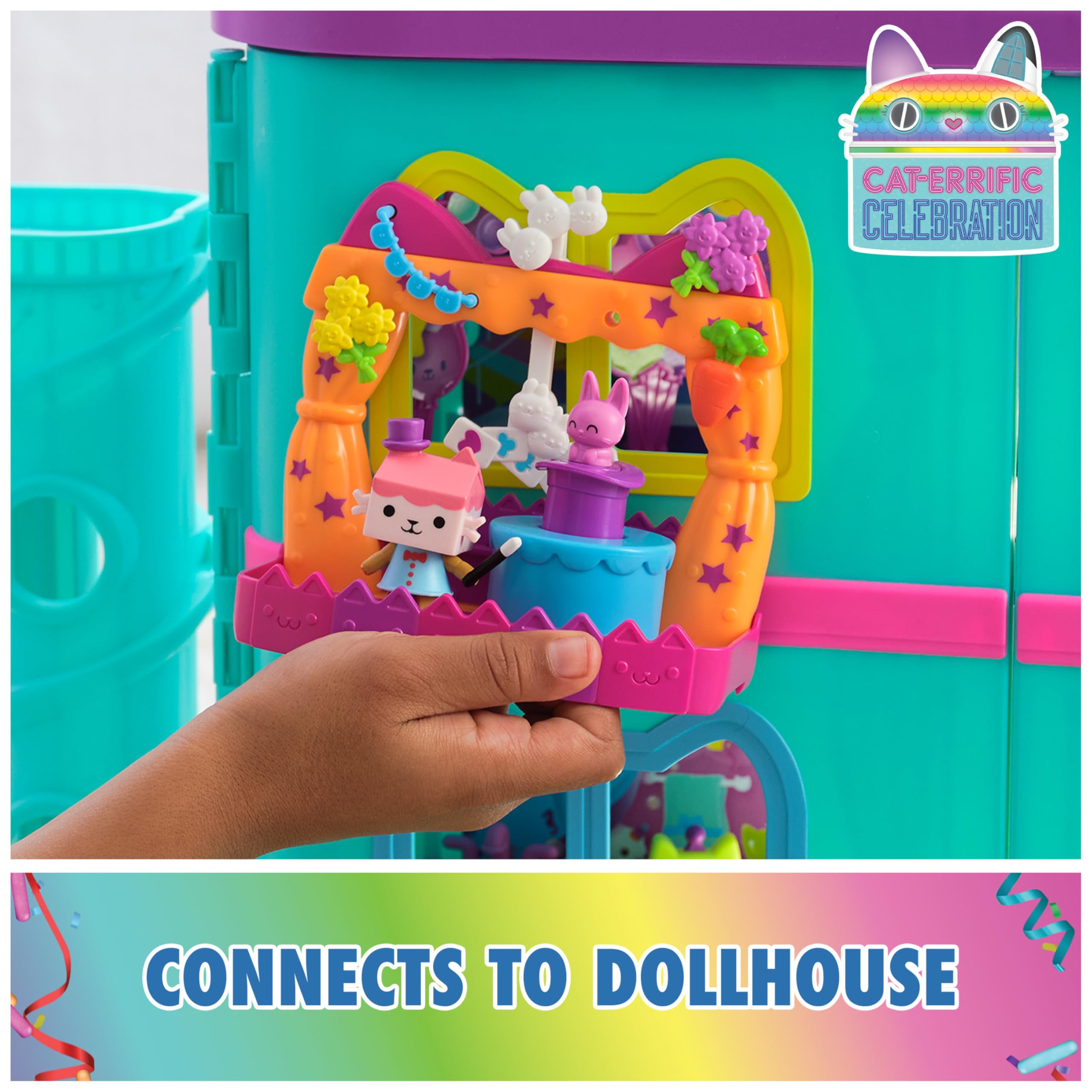 Foto 3 pulgar | Playset Gabby's Dollhouse Baby Box Talent Show Balcony, 8 Unidades - Venta Internacional.