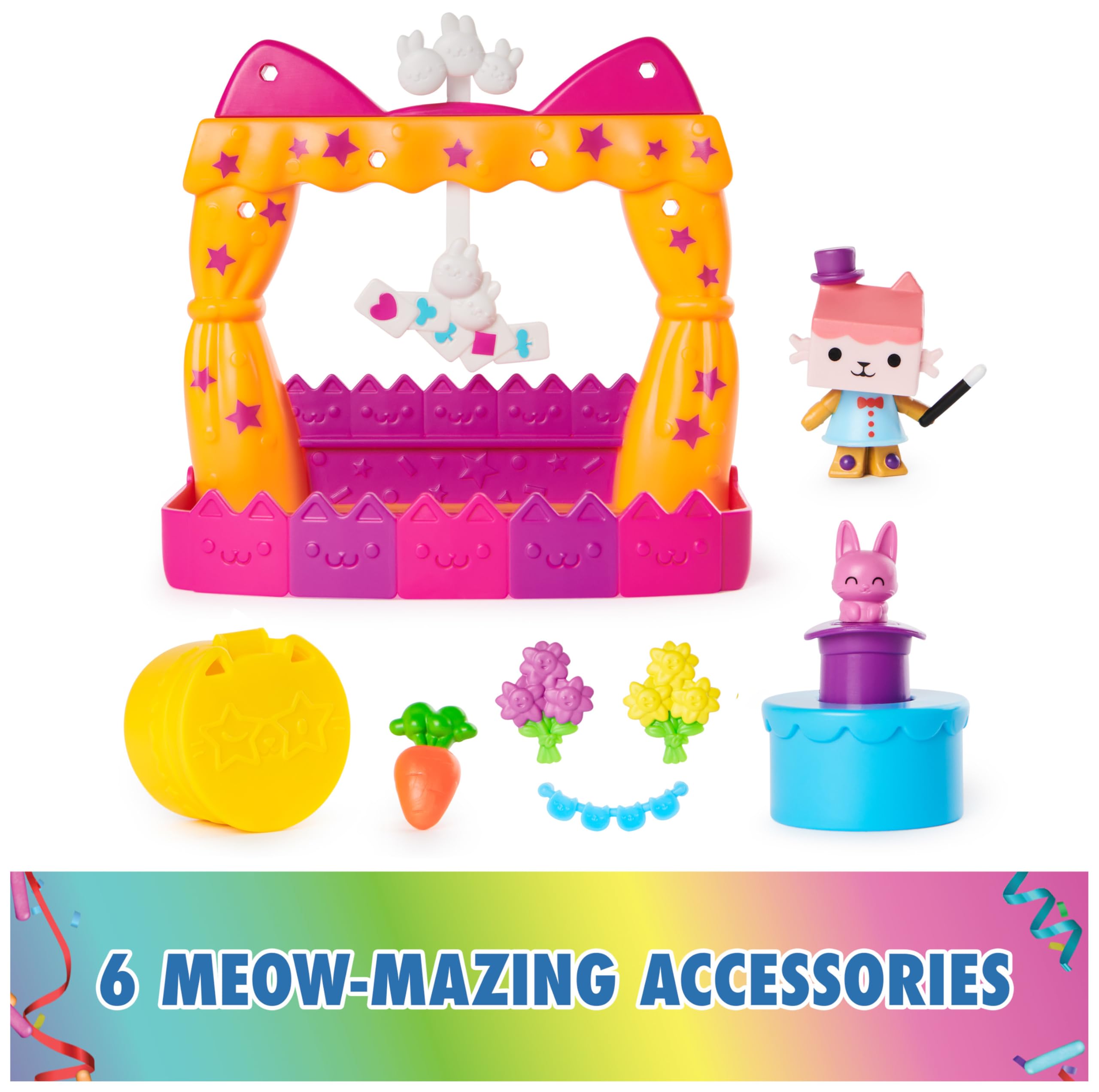 Foto 5 pulgar | Playset Gabby's Dollhouse Baby Box Talent Show Balcony, 8 Unidades - Venta Internacional.