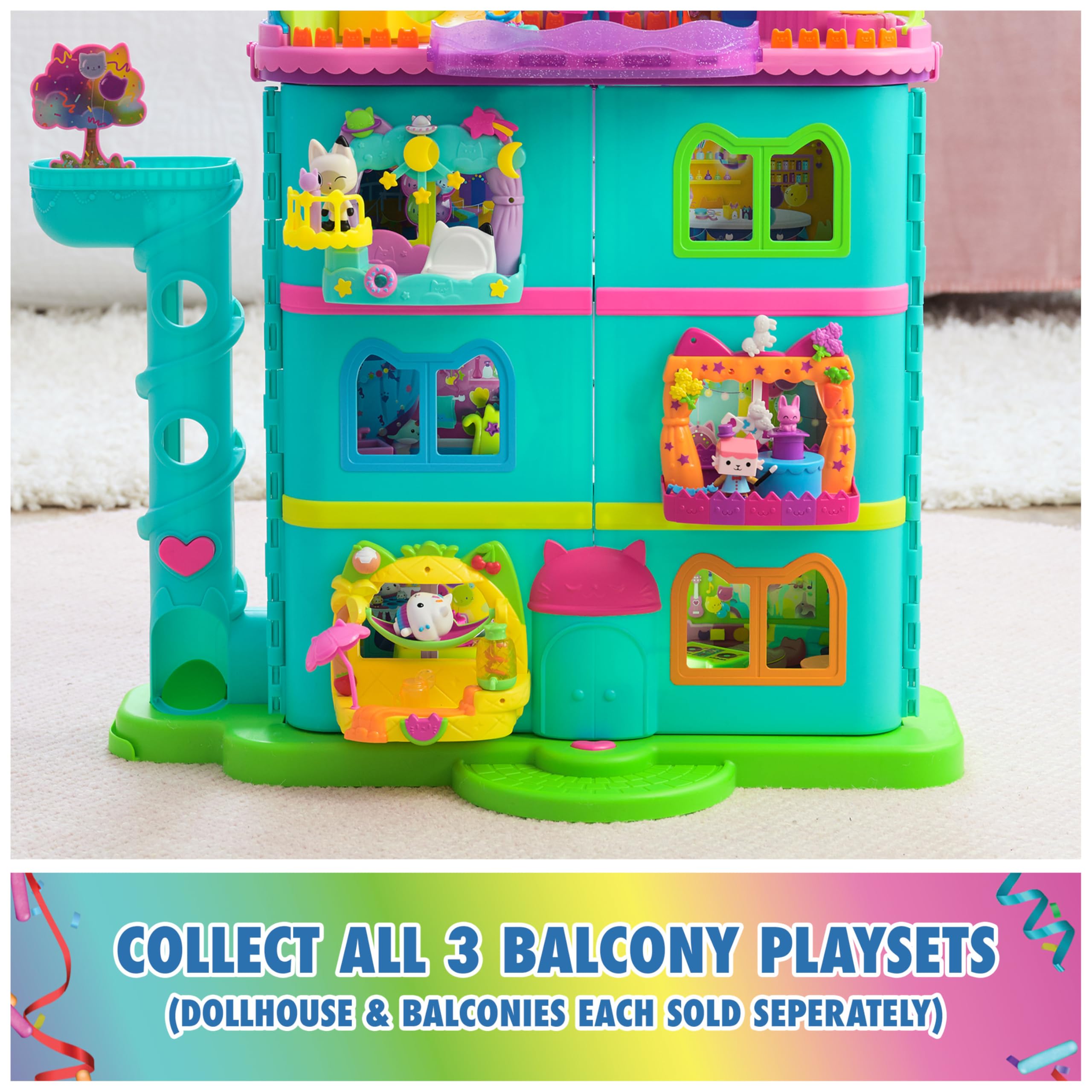 Foto 7 pulgar | Playset Gabby's Dollhouse Baby Box Talent Show Balcony, 8 Unidades - Venta Internacional.