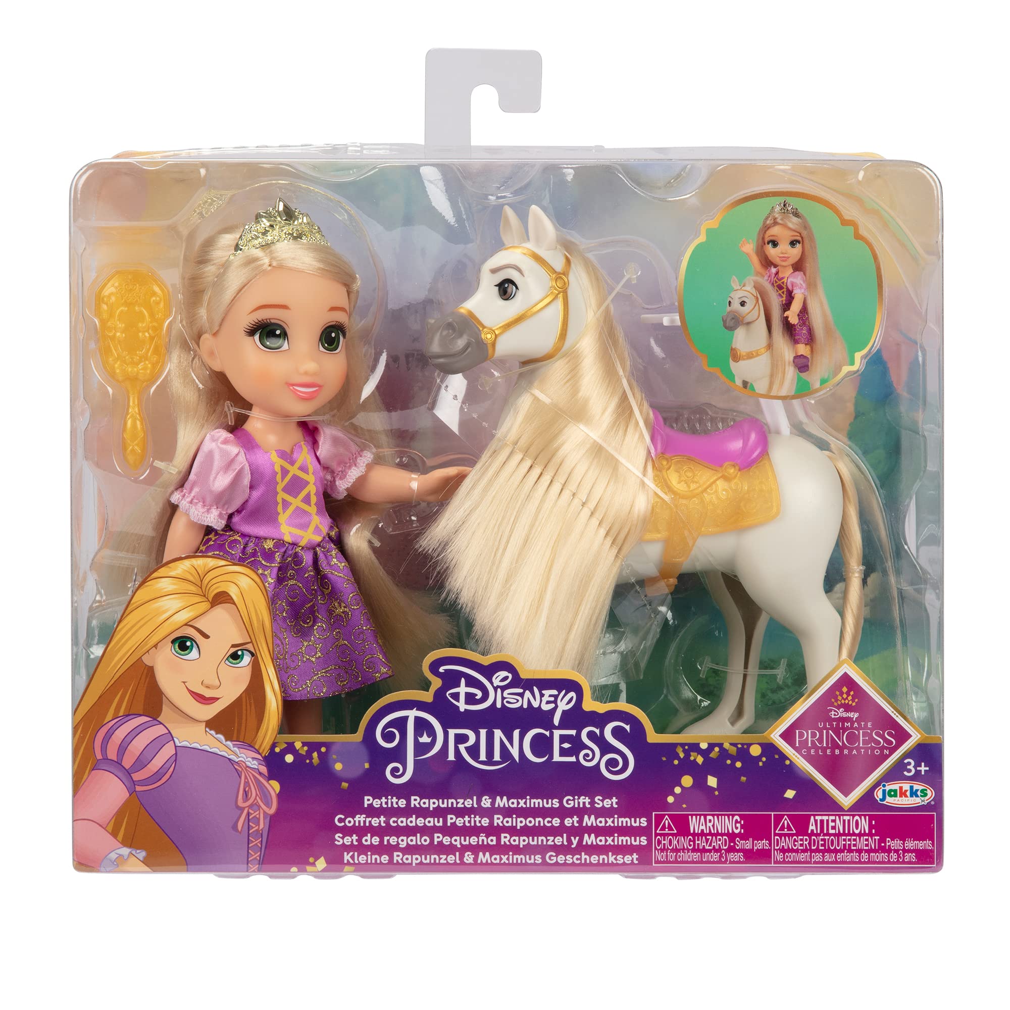 Foto 4 pulgar | Set De Regalo De La Princesa Rapunzel Doll & Maximus De Disney Con Acceso. - Venta Internacional.