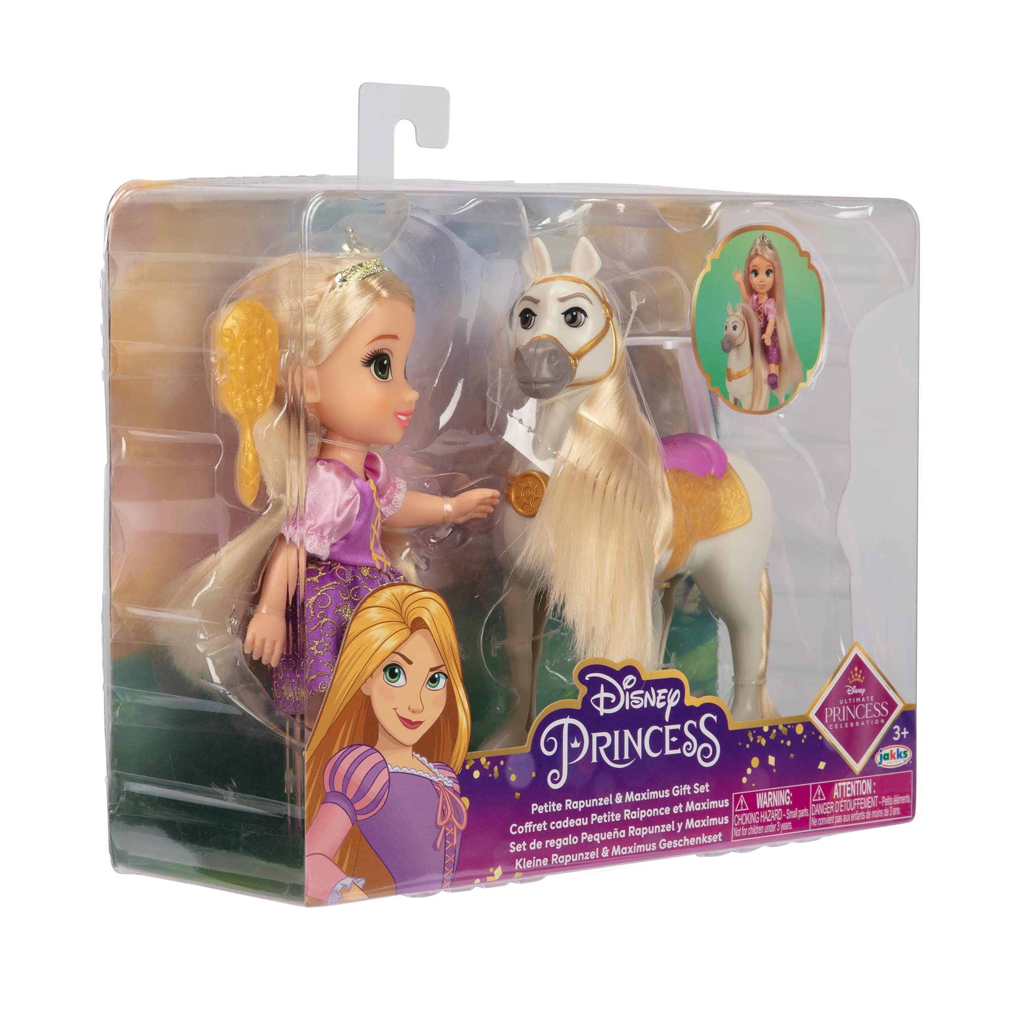 Foto 6 pulgar | Set De Regalo De La Princesa Rapunzel Doll & Maximus De Disney Con Acceso. - Venta Internacional.