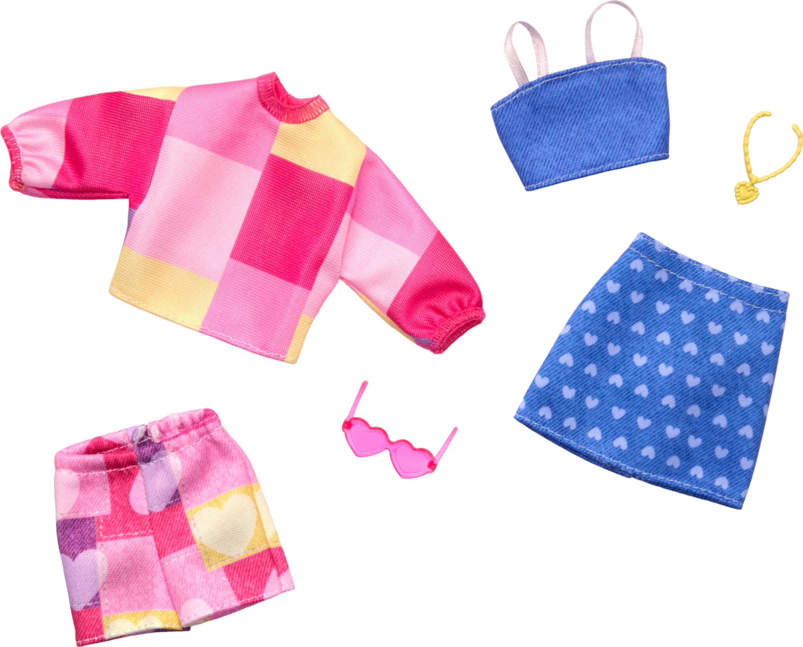 Foto 1 | Set De Moda Barbie Fashion, Paquete De 2 Unidades Con Ropa Y Accesorios - Venta Internacional.