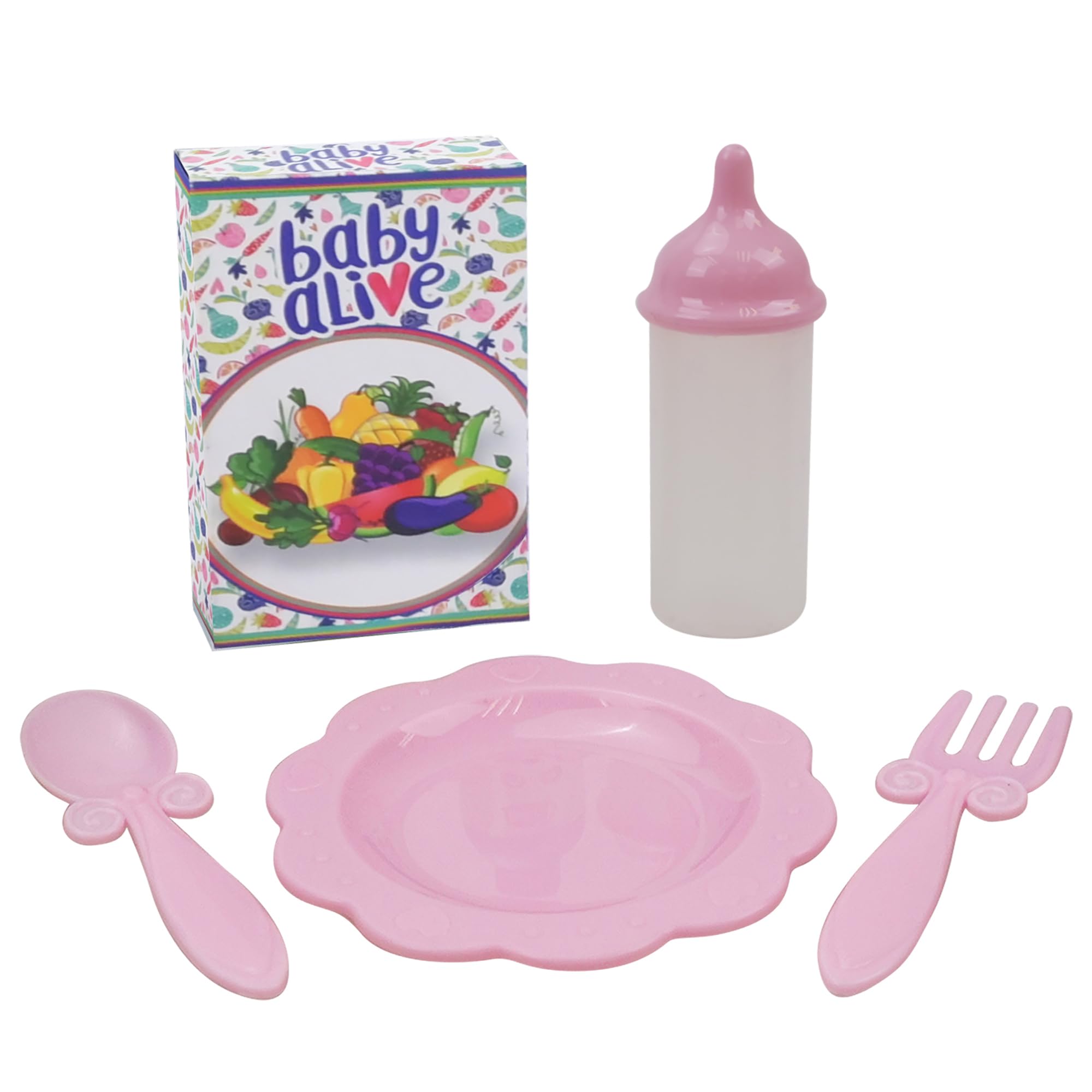 Foto 5 pulgar | Juego De Tronas Doll Baby Alive, Verde, Rosa Y Corazones Para 14 A 24 Pulgadas - Venta Internacional.