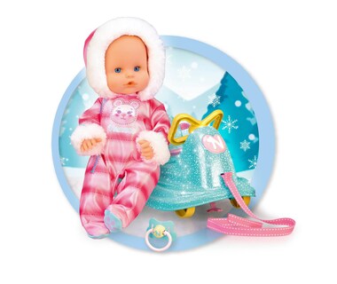 Foto 2 | Traje De Esquí Doll Nenuco 14 Para Bebés Con Trineo Sobre Ruedas A Partir De 2 Años - Venta Internacional.
