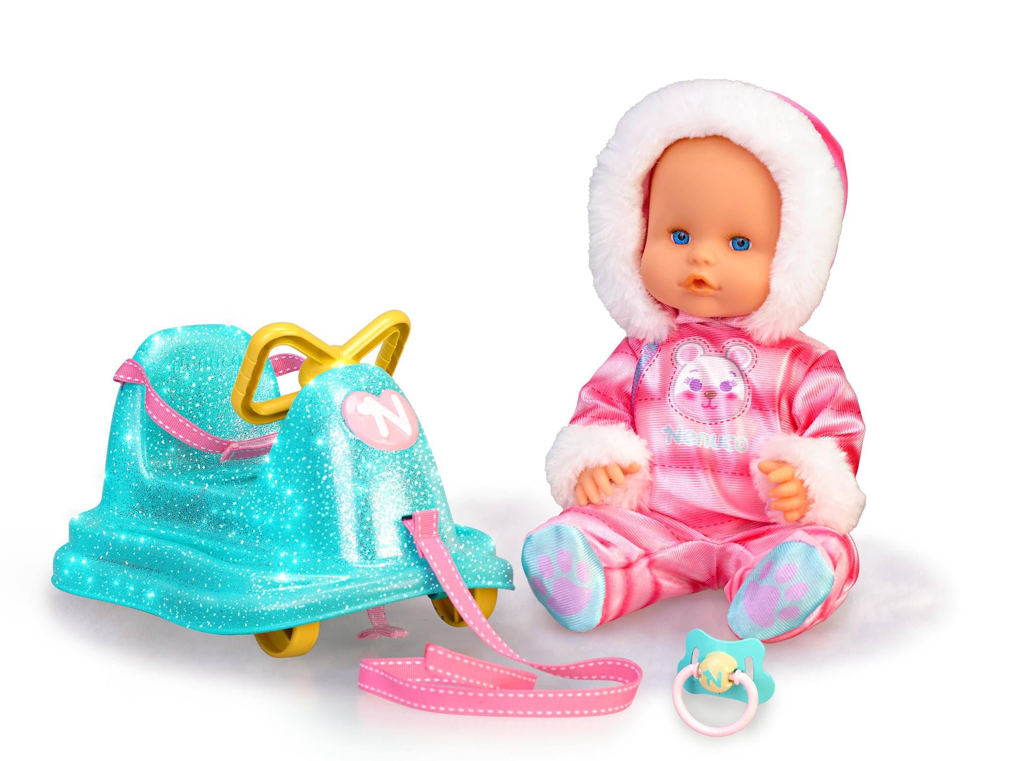 Foto 6 pulgar | Traje De Esquí Doll Nenuco 14 Para Bebés Con Trineo Sobre Ruedas A Partir De 2 Años - Venta Internacional.