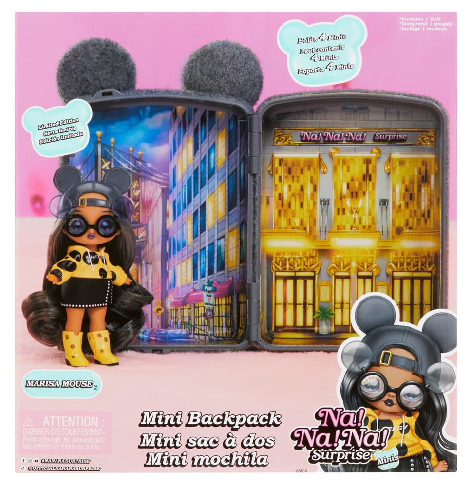 Foto 2 | Muñeca De Moda Na! ¡no! ¡no! Sorprende A Marisa Mouse Con Minimochila - Venta Internacional.