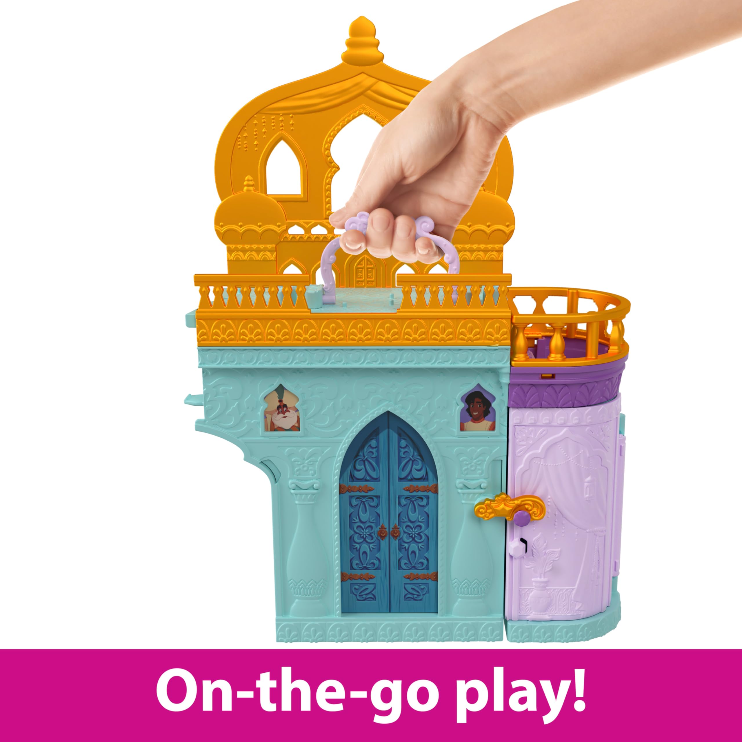 Foto 4 pulgar | Toy Castle Mattel Disney Princess Jasmine Con Muñeca Y Amigos - Venta Internacional.