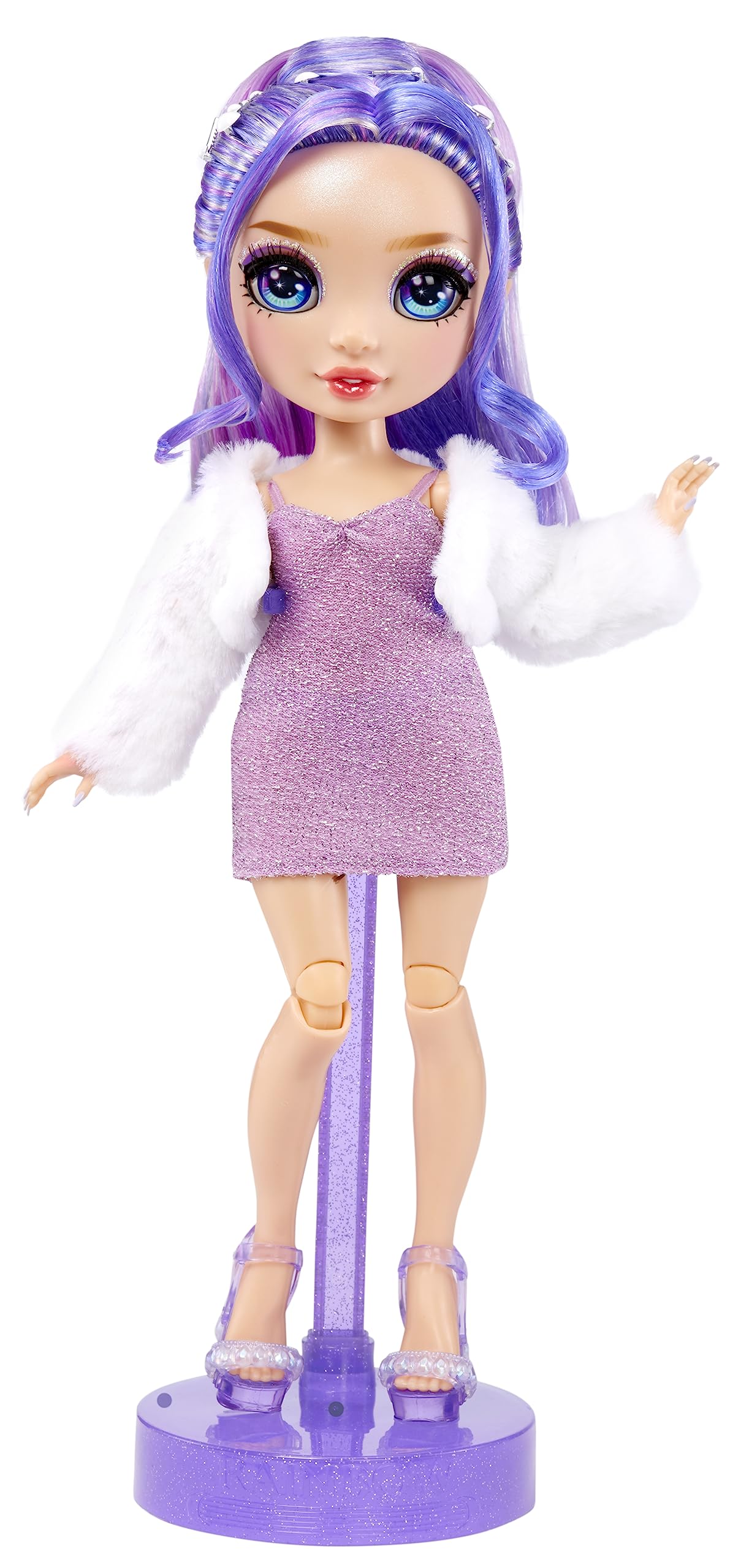 Foto 4 pulgar | Muñeca De Moda Rainbow High Fantastic Fashion Violet Willow - Venta Internacional.