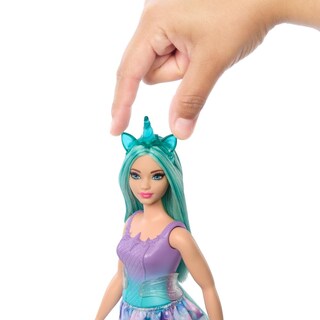 Foto 2 | Muñeca Barbie De Unicornio Con Pelo De Fantasía Turquesa Y Atuendo Pastel - Venta Internacional.