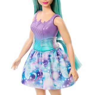 Foto 3 | Muñeca Barbie De Unicornio Con Pelo De Fantasía Turquesa Y Atuendo Pastel - Venta Internacional.