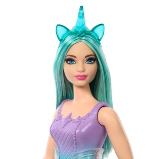 Foto 5 | Muñeca Barbie De Unicornio Con Pelo De Fantasía Turquesa Y Atuendo Pastel - Venta Internacional.