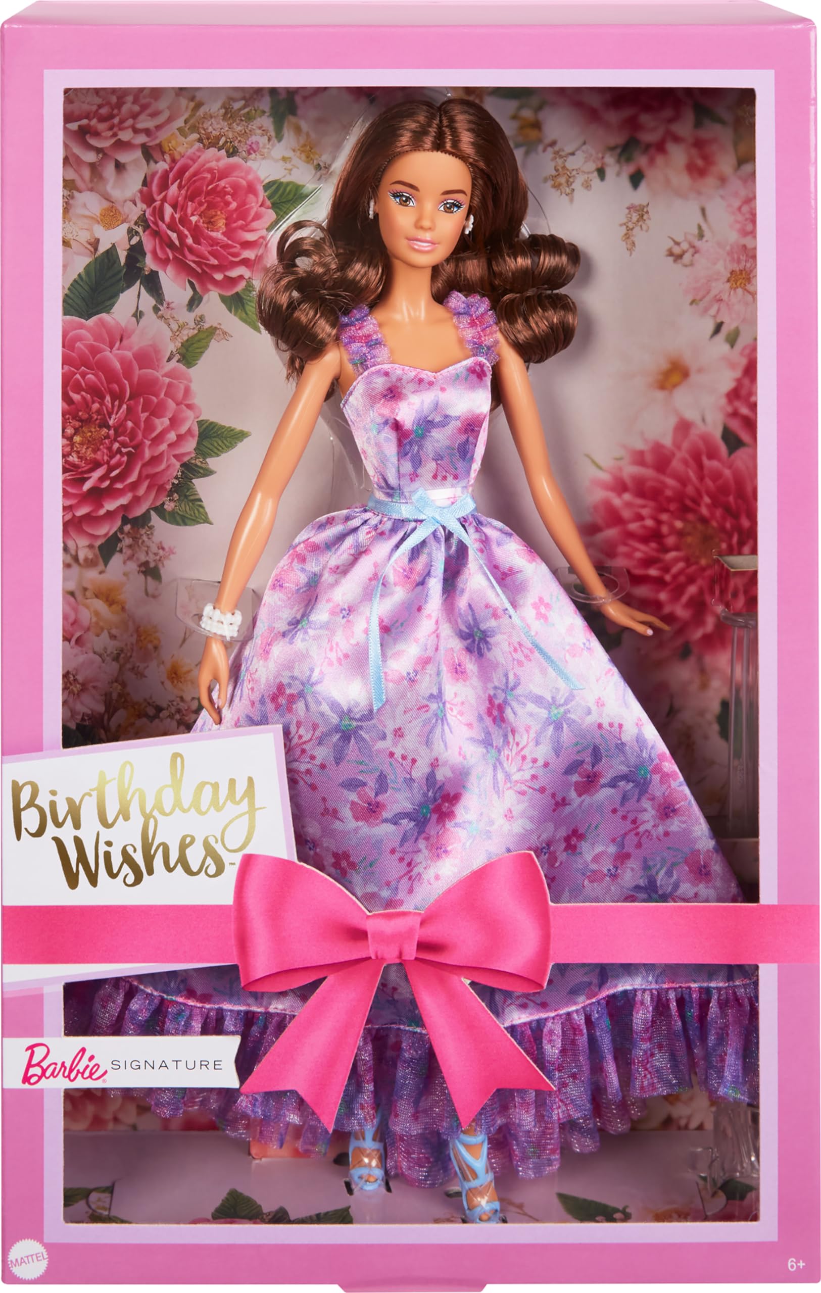 Vestido Lila Coleccionable Doll Barbie Signature Birthday Wishes - Venta Internacional.