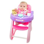 Set De Regalo Para Alimentar Muñecas Jc Toys Con Trona, 14 Lotes Para Amar A Los Bebés - Venta Internacional.