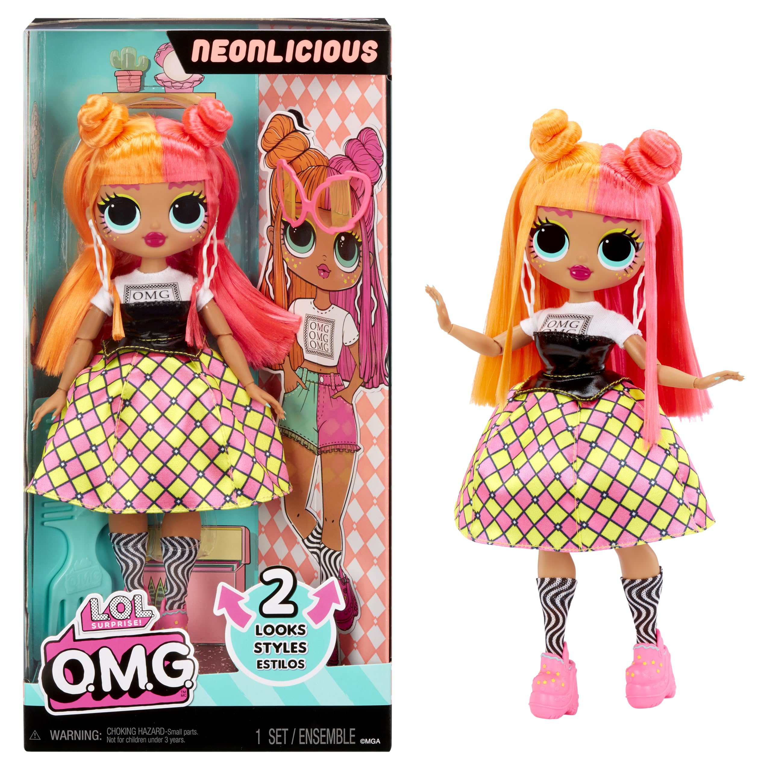Foto 1 | Muñeca De Moda L.o.l. ¡sorpresa! Dios Mío, Neonlicious Con Sorpresas Para Mayores De 4 - Venta Internacional.