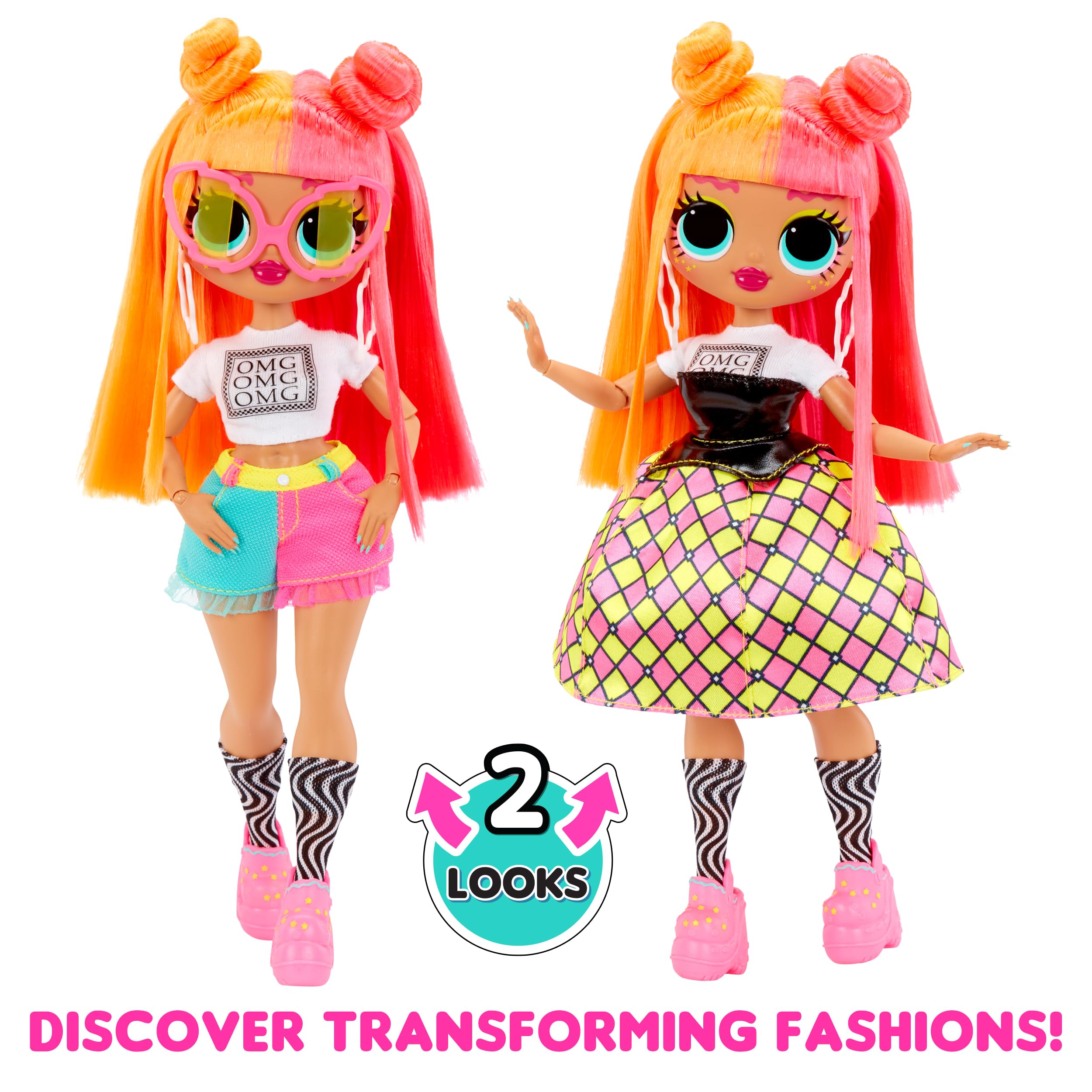 Foto 2 | Muñeca De Moda L.o.l. ¡sorpresa! Dios Mío, Neonlicious Con Sorpresas Para Mayores De 4 - Venta Internacional.