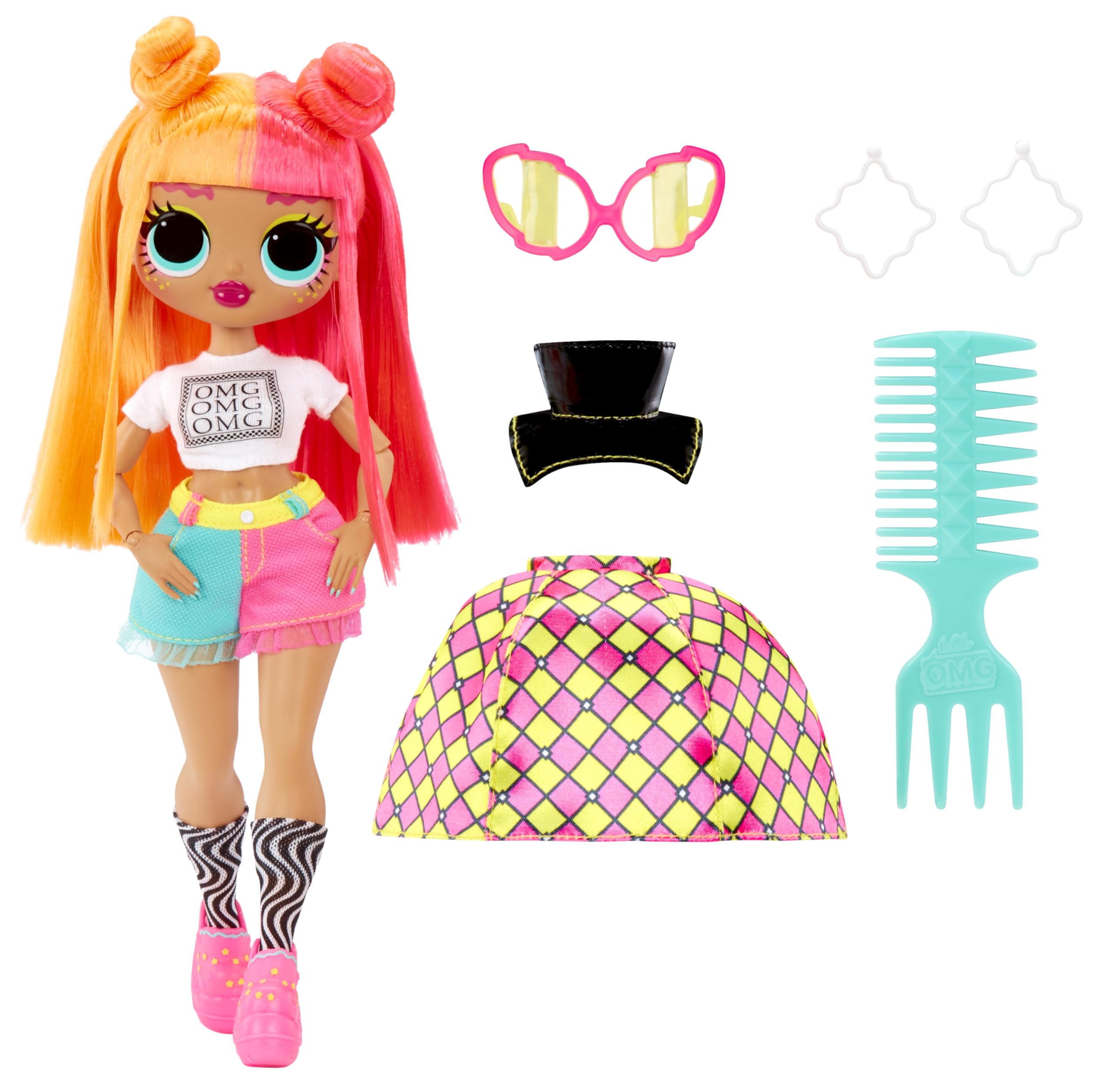 Foto 4 | Muñeca De Moda L.o.l. ¡sorpresa! Dios Mío, Neonlicious Con Sorpresas Para Mayores De 4 - Venta Internacional.