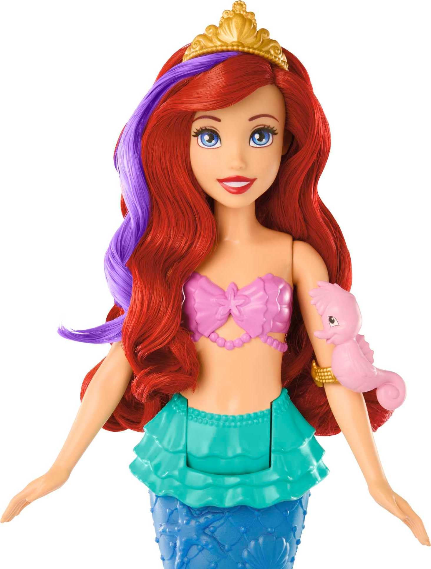 Foto 5 | Muñeca De Moda Mattel Disney Princess Ariel Con Cambio De Color - Venta Internacional.