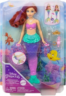 Foto 6 | Muñeca De Moda Mattel Disney Princess Ariel Con Cambio De Color - Venta Internacional.