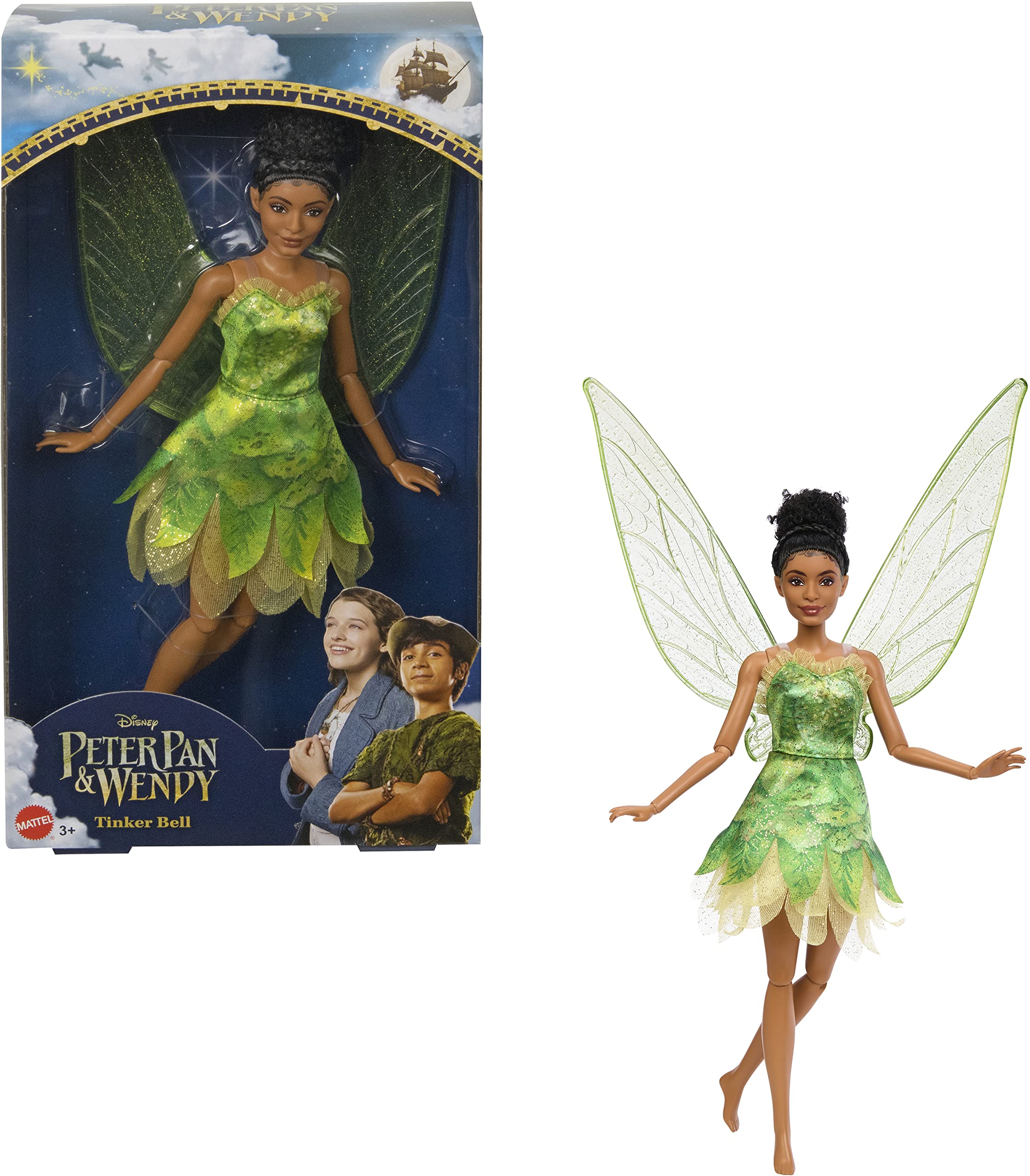 Foto 2 pulgar | Muñeca De Hadas Mattel, Película De Disney Peter Pan Y Wendy Tinker Bell - Venta Internacional.