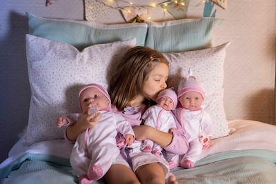 Foto 5 | Baby Doll Jc Toys La Baby, Blanca, 50 Cm, Suave, Lavable En El Cuerpo - Venta Internacional.
