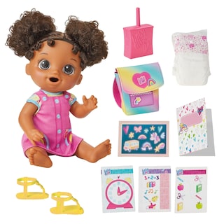 Foto 1 | Muñeca Baby Alive Time Para La Escuela De 30 Cm Con Accesorios - Venta Internacional.