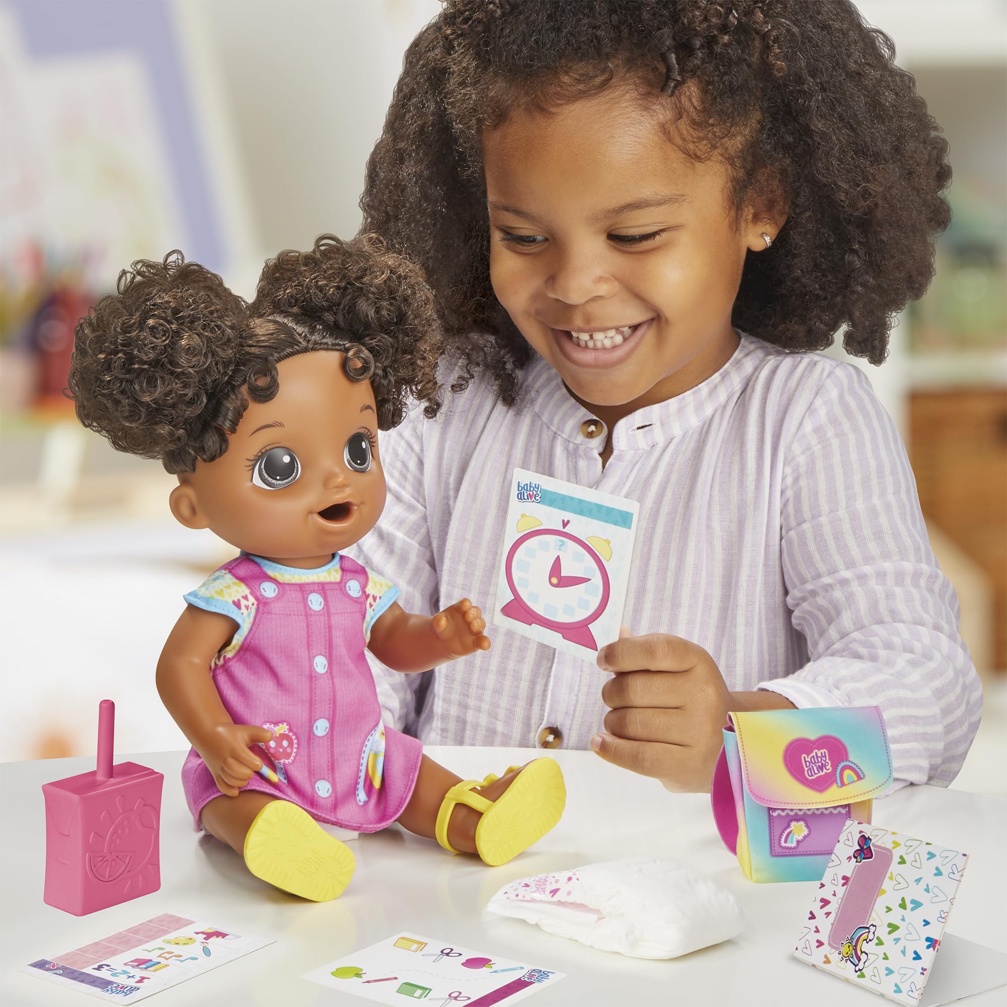 Foto 4 pulgar | Muñeca Baby Alive Time Para La Escuela De 30 Cm Con Accesorios - Venta Internacional.
