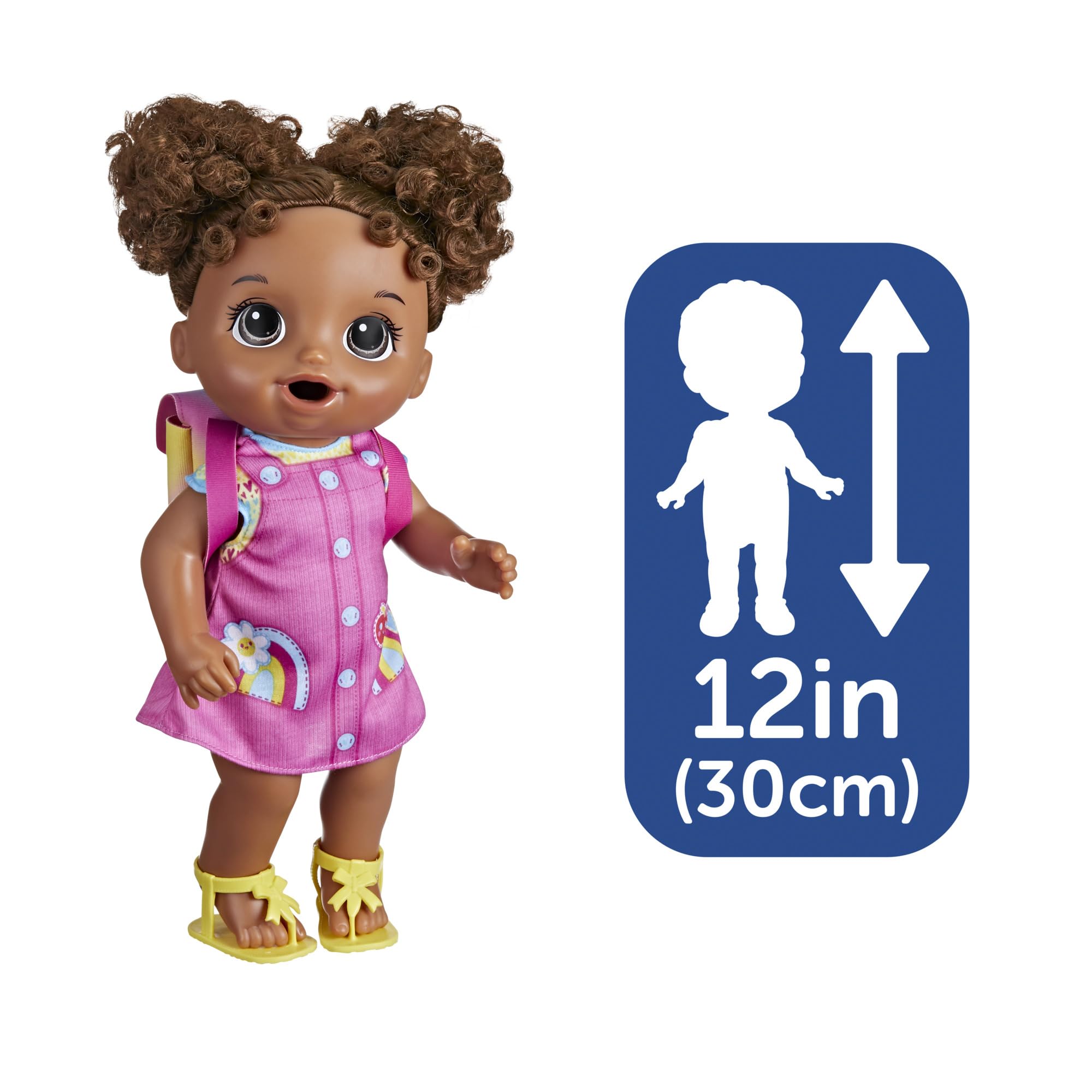 Foto 7 pulgar | Muñeca Baby Alive Time Para La Escuela De 30 Cm Con Accesorios - Venta Internacional.