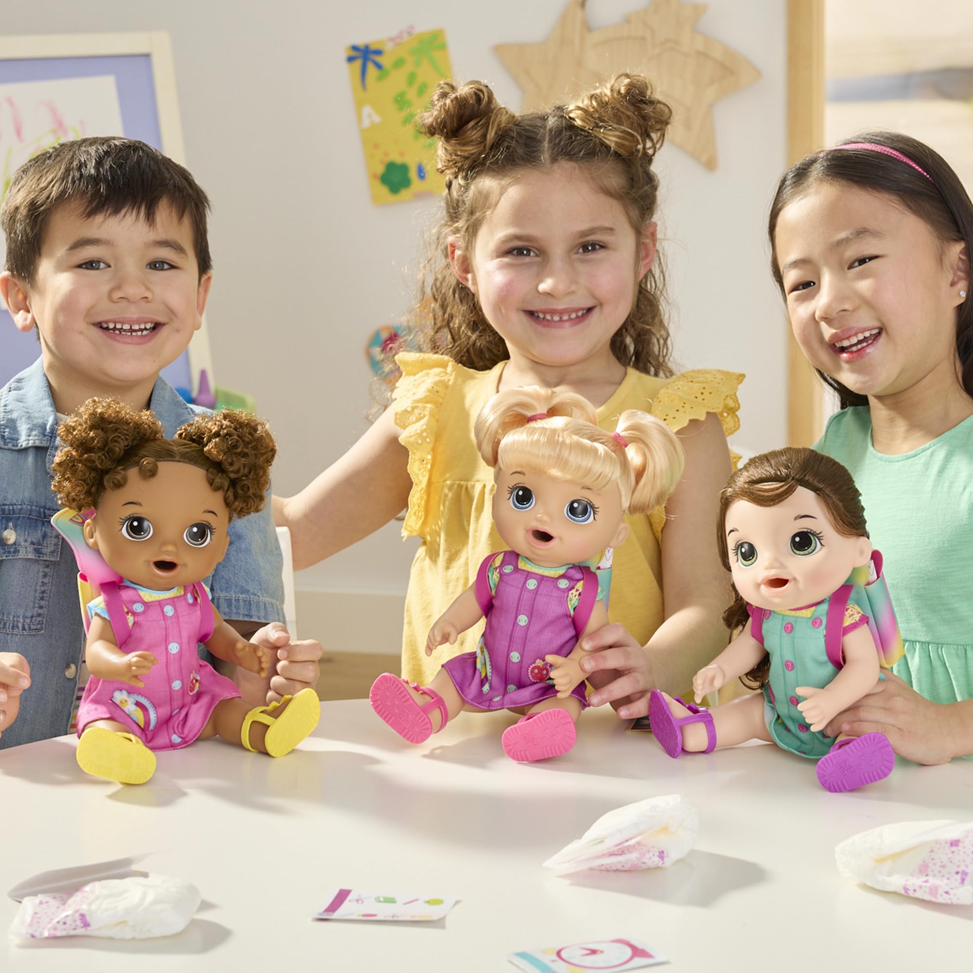 Foto 8 pulgar | Muñeca Baby Alive Time Para La Escuela De 30 Cm Con Accesorios - Venta Internacional.