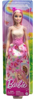 Foto 6 | Muñeca Barbie Royal Con Cabello De Fantasía Rosa Y Rubio Y Accesorios - Venta Internacional.