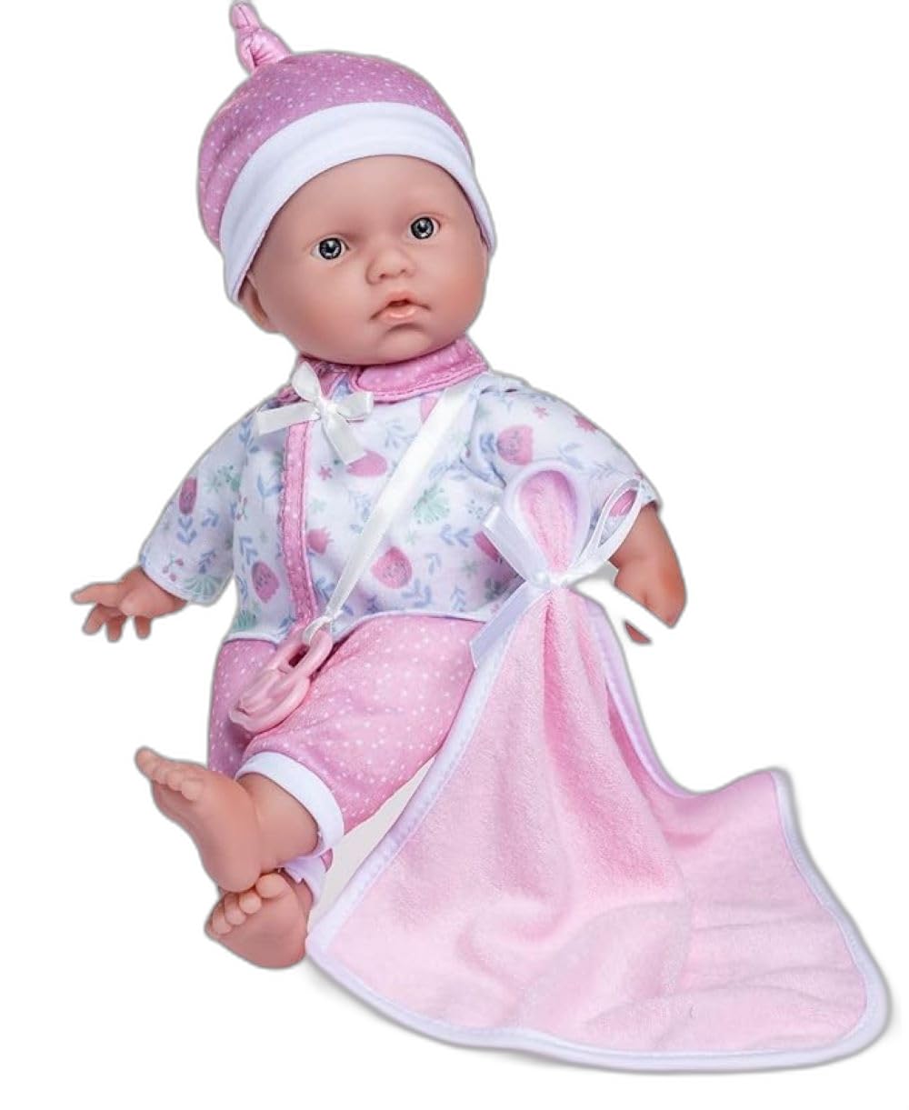 Muñeca Jc Toys La Baby Caucasian De 28 Cm Con Atuendo Y Accesorios - Venta Internacional.