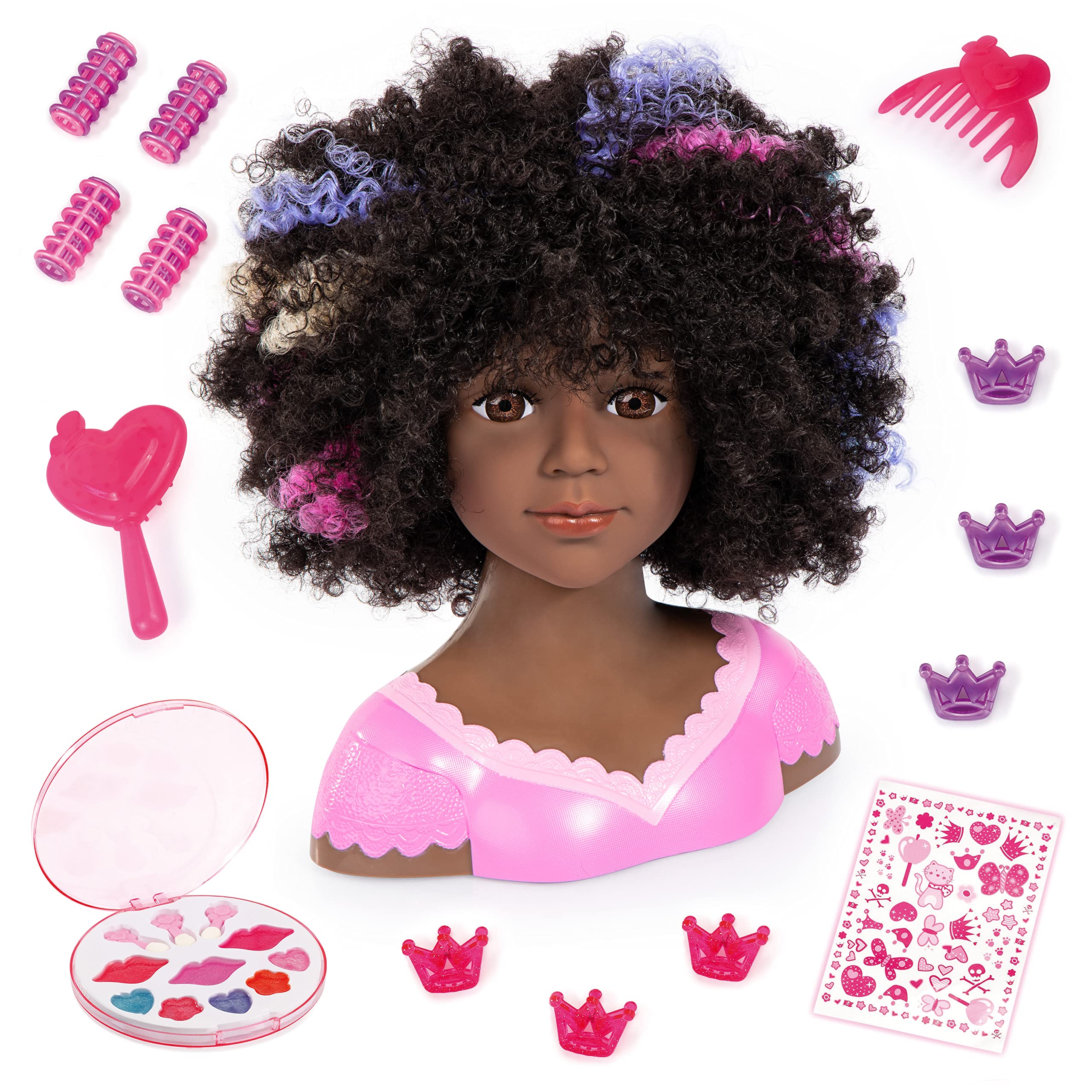 Cabezal De Peluquería Bayer Design Charlene Super Model Rizado - Venta Internacional.