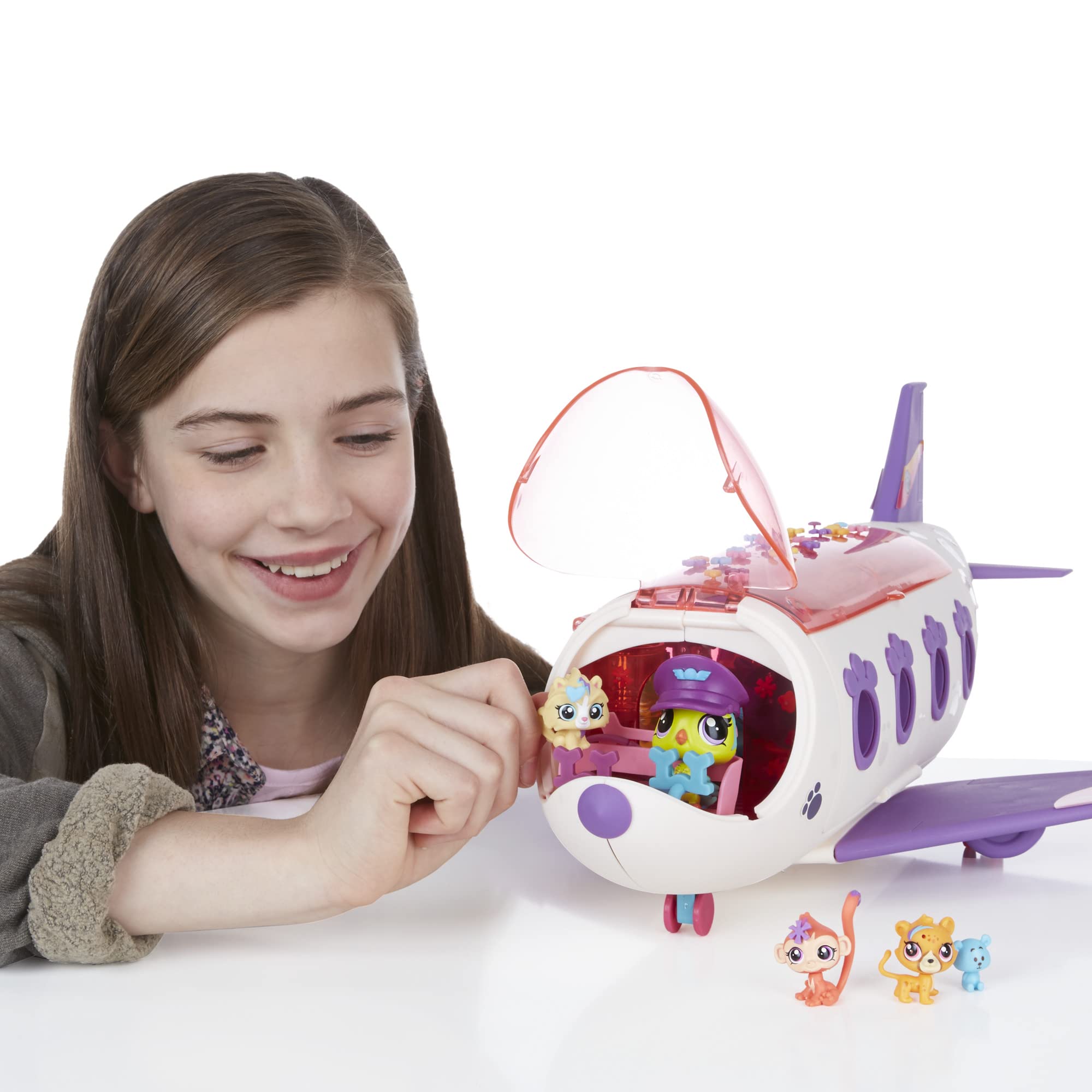 Foto 7 pulgar | Playset Toy Littlest Pet Shop Pet Jet Con 4 Mascotas Mayores De 4 Años - Venta Internacional.