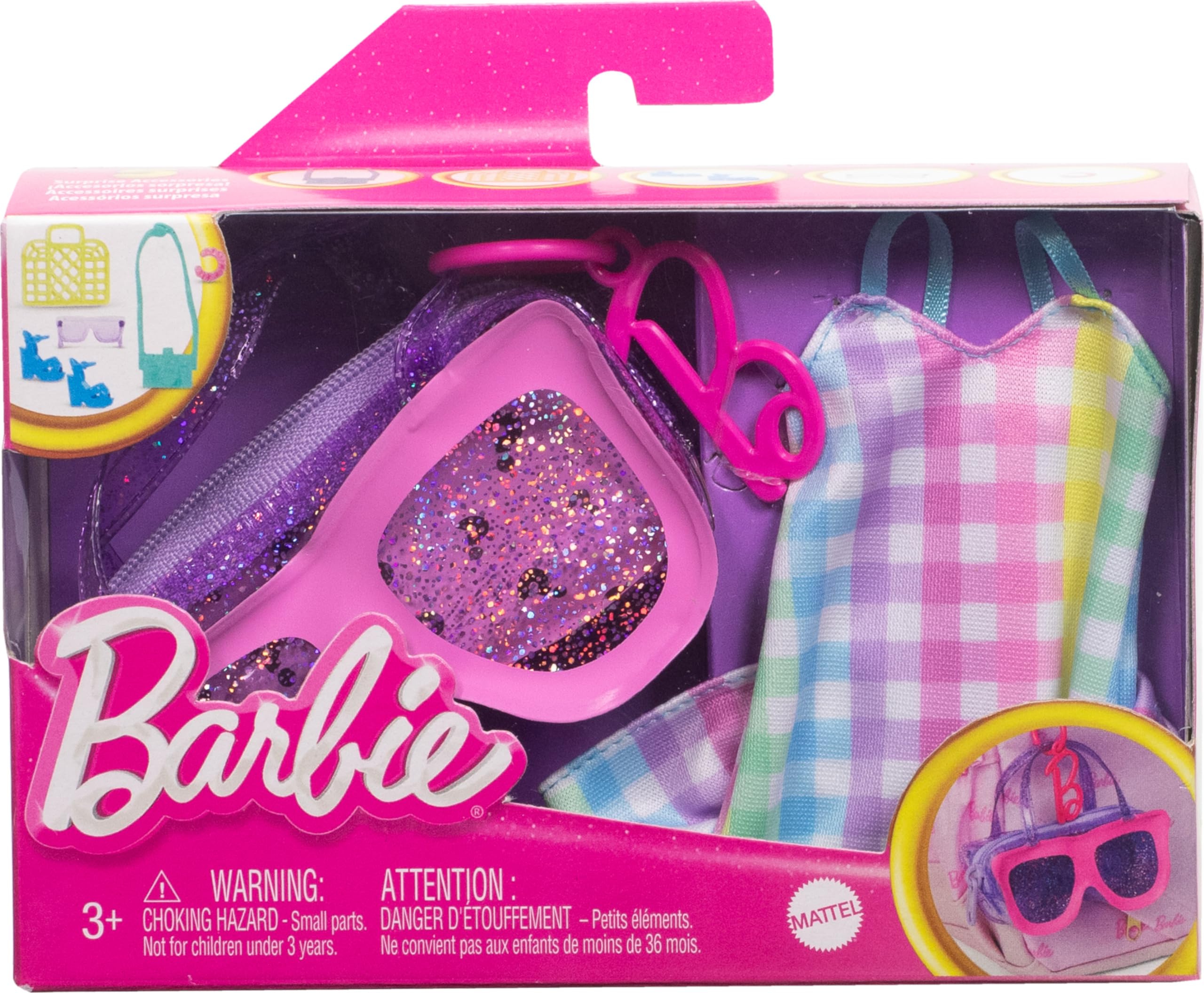 Foto 7 pulgar | Set De Accesorios Para Gafas De Sol Barbie Premium, Color Rosa, A La Moda - Venta Internacional.
