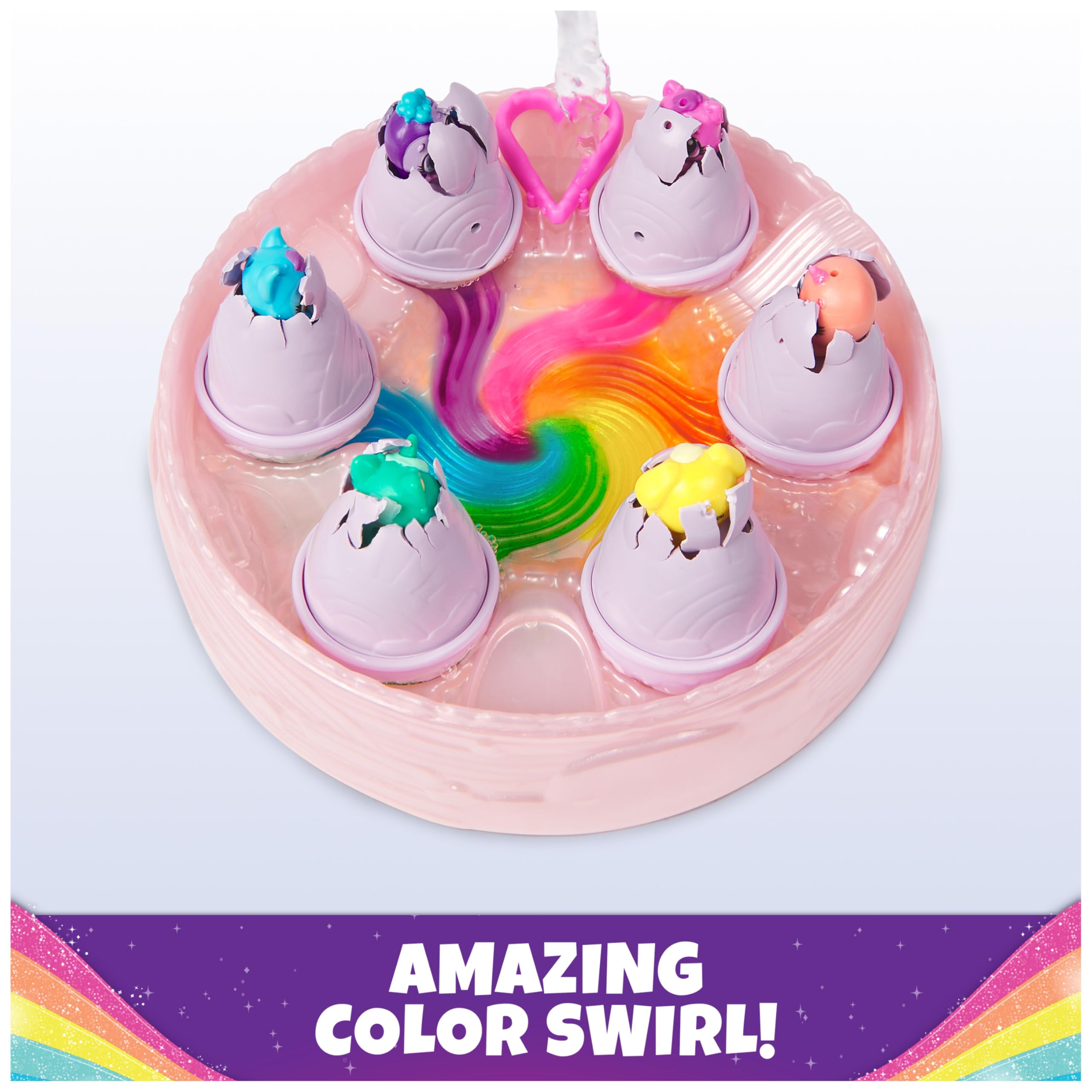 Foto 5 pulgar | Juguete Hatchimals Rainbow Hatchery Con 6 Minifiguras Y Accesorios - Venta Internacional.