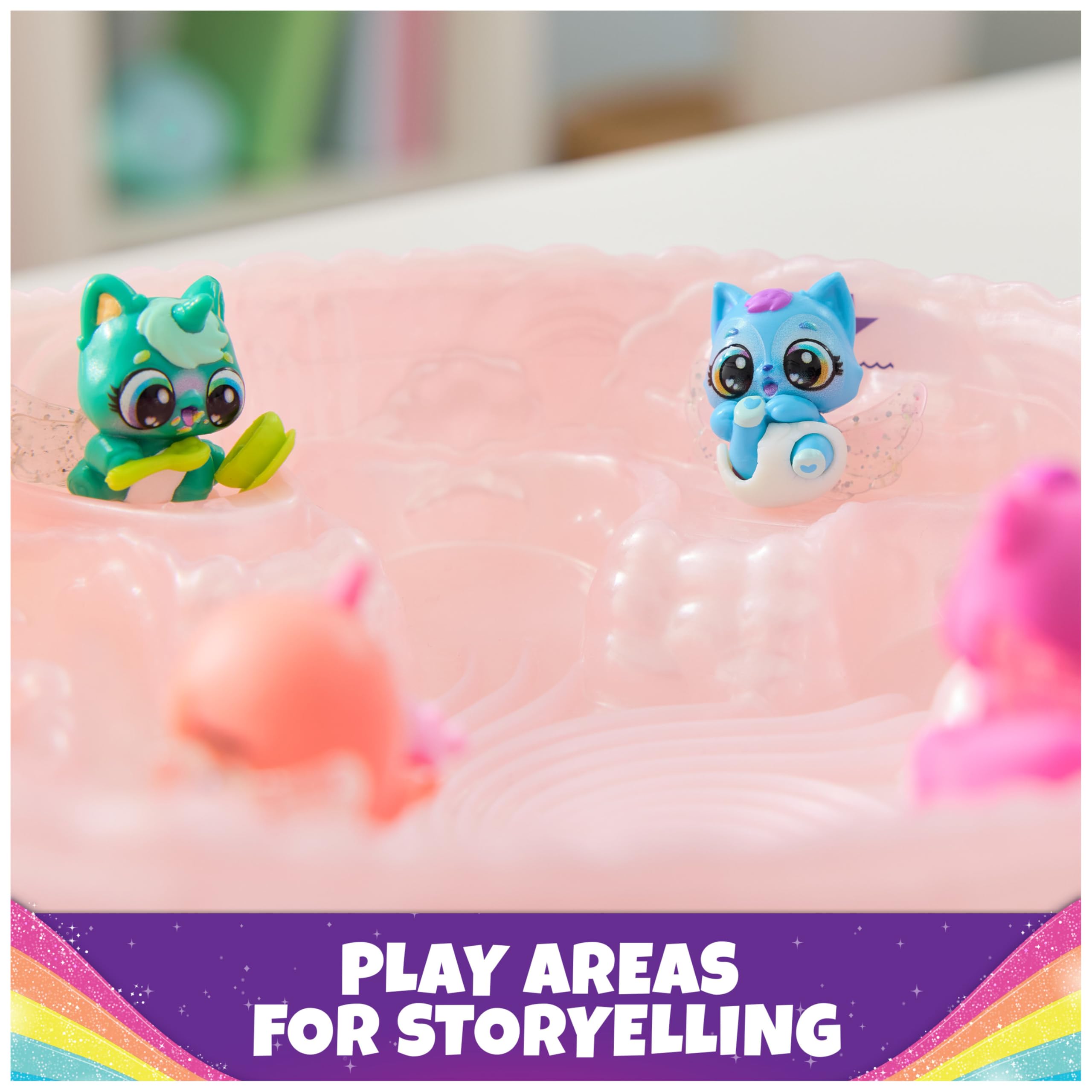 Foto 7 pulgar | Juguete Hatchimals Rainbow Hatchery Con 6 Minifiguras Y Accesorios - Venta Internacional.