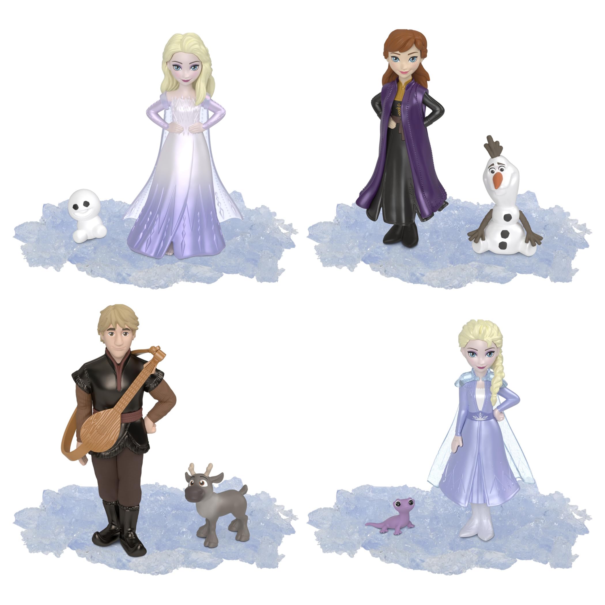 Foto 2 pulgar | Set De Muñecas Pequeñas Frozen Ice Reveal De Toy Mattel Disney Con 6 Sorpresas - Venta Internacional.