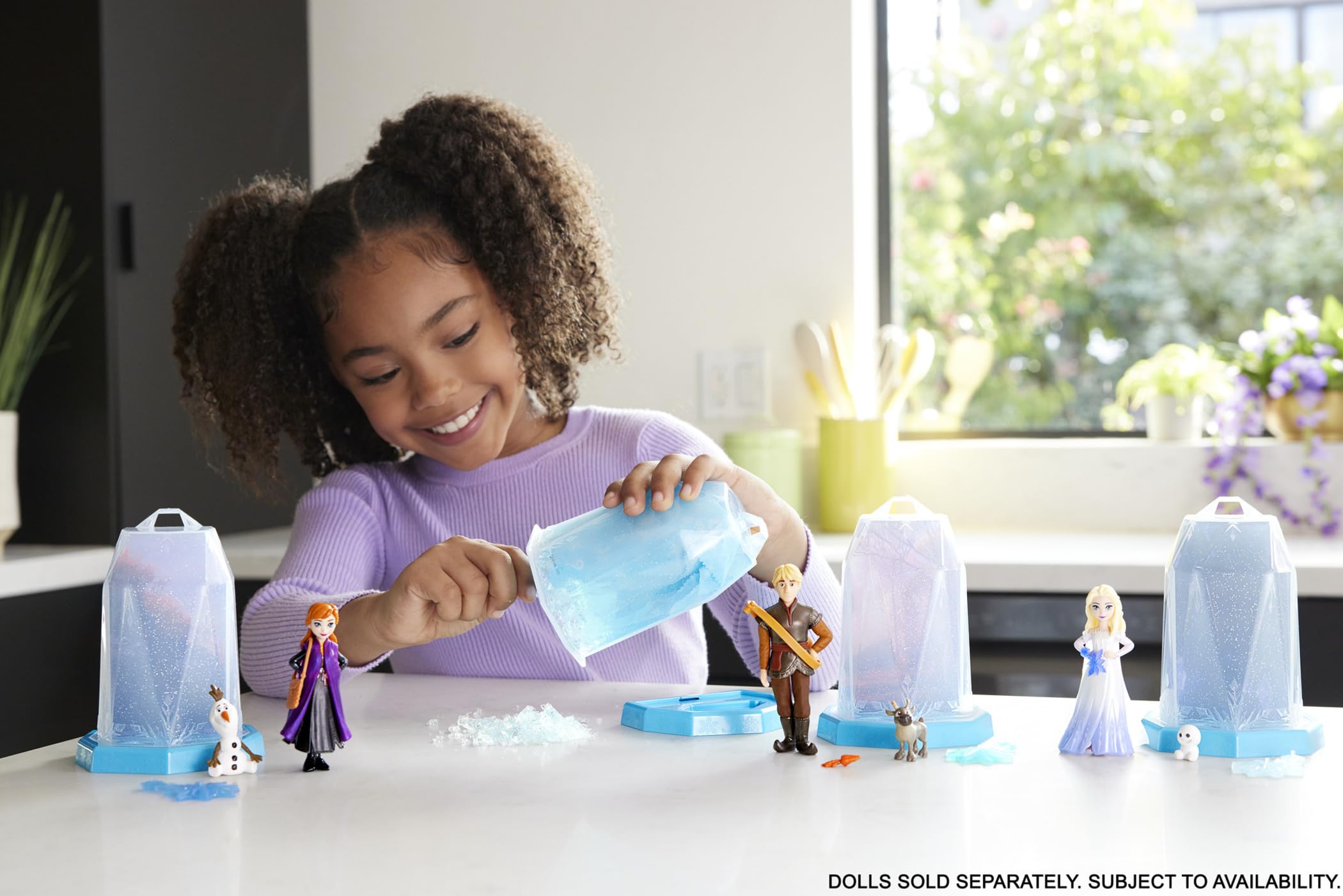 Foto 2 | Set De Muñecas Pequeñas Frozen Ice Reveal De Toy Mattel Disney Con 6 Sorpresas - Venta Internacional.