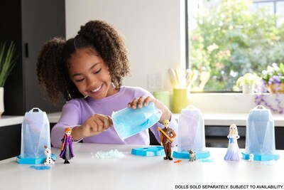 Foto 2 | Set De Muñecas Pequeñas Frozen Ice Reveal De Toy Mattel Disney Con 6 Sorpresas - Venta Internacional.