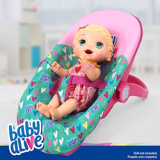 Foto 5 | Silla De Coche Para Muñecas Baby Alive Deluxe, Verde, Rosa Y Corazones, 46 Cm, 3 O Más - Venta Internacional.