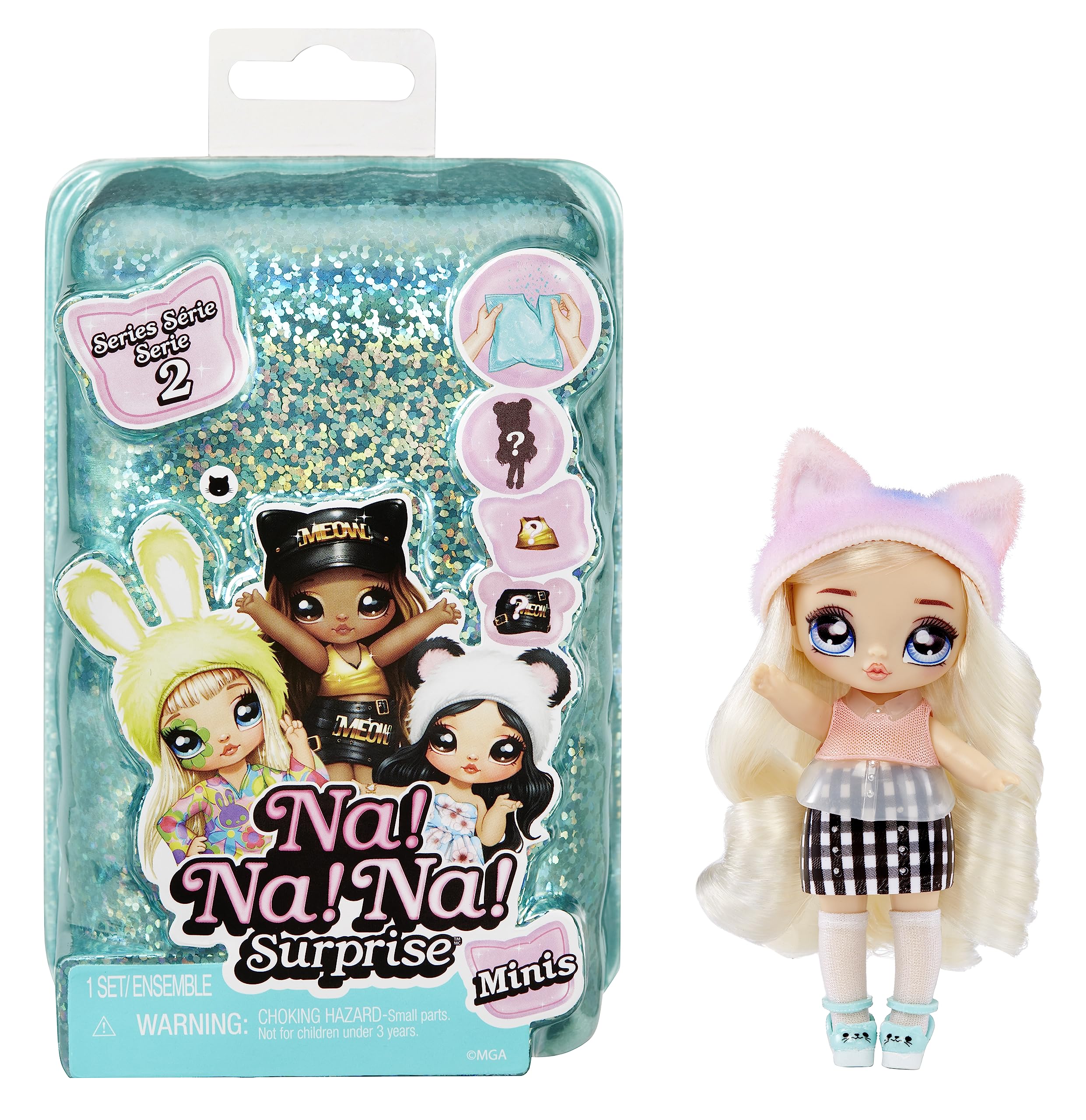Foto 2 pulgar | Muñeca De Moda Na! ¡no! ¡no! Serie Surprise Minis 2-4 Con Atuendo - Venta Internacional.