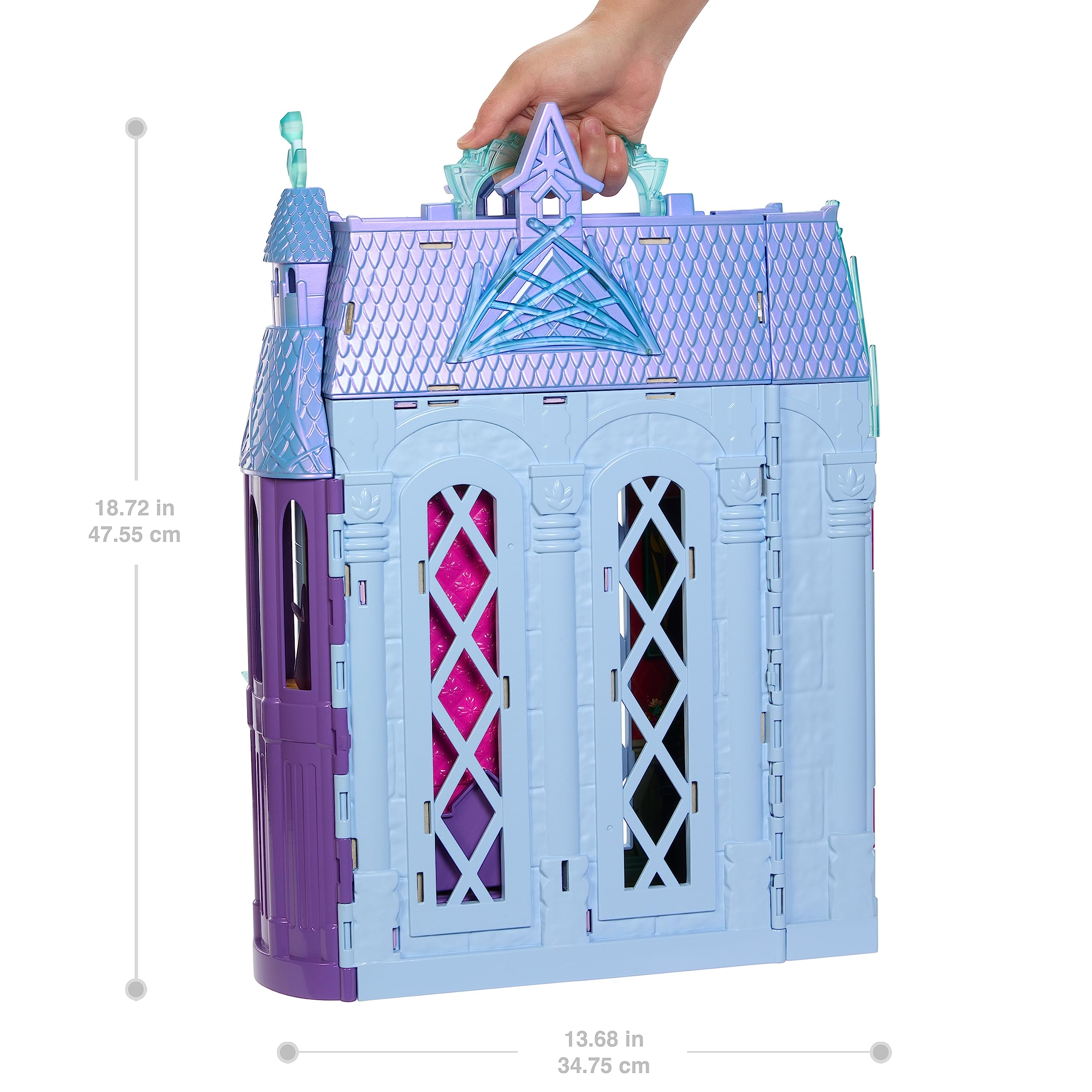 Foto 5 pulgar | Casa De Muñecas Mattel Disney Frozen Arendelle Castle Con Elsa - Venta Internacional.