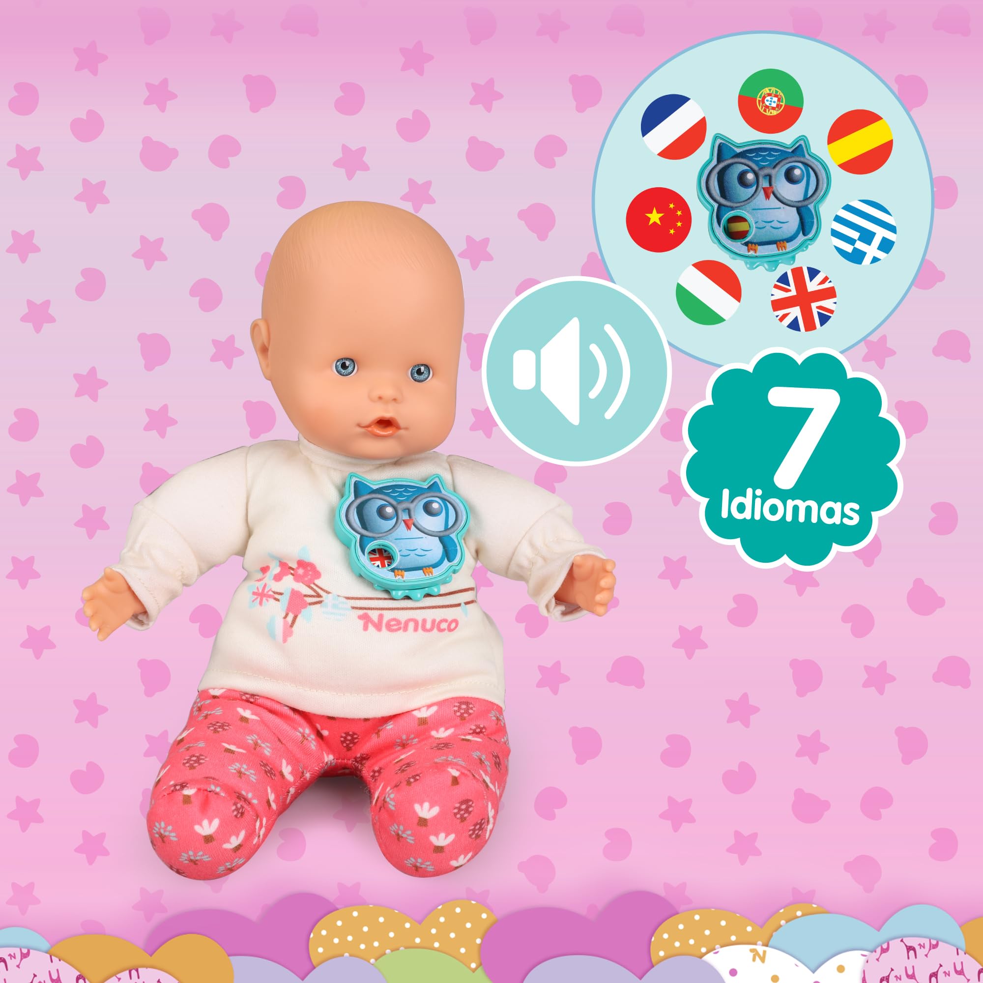 Foto 3 pulgar | Muñeca Nenuco Multilingüe De 12 Pulgadas Con 5 Frases A Partir De 2 Años - Venta Internacional.