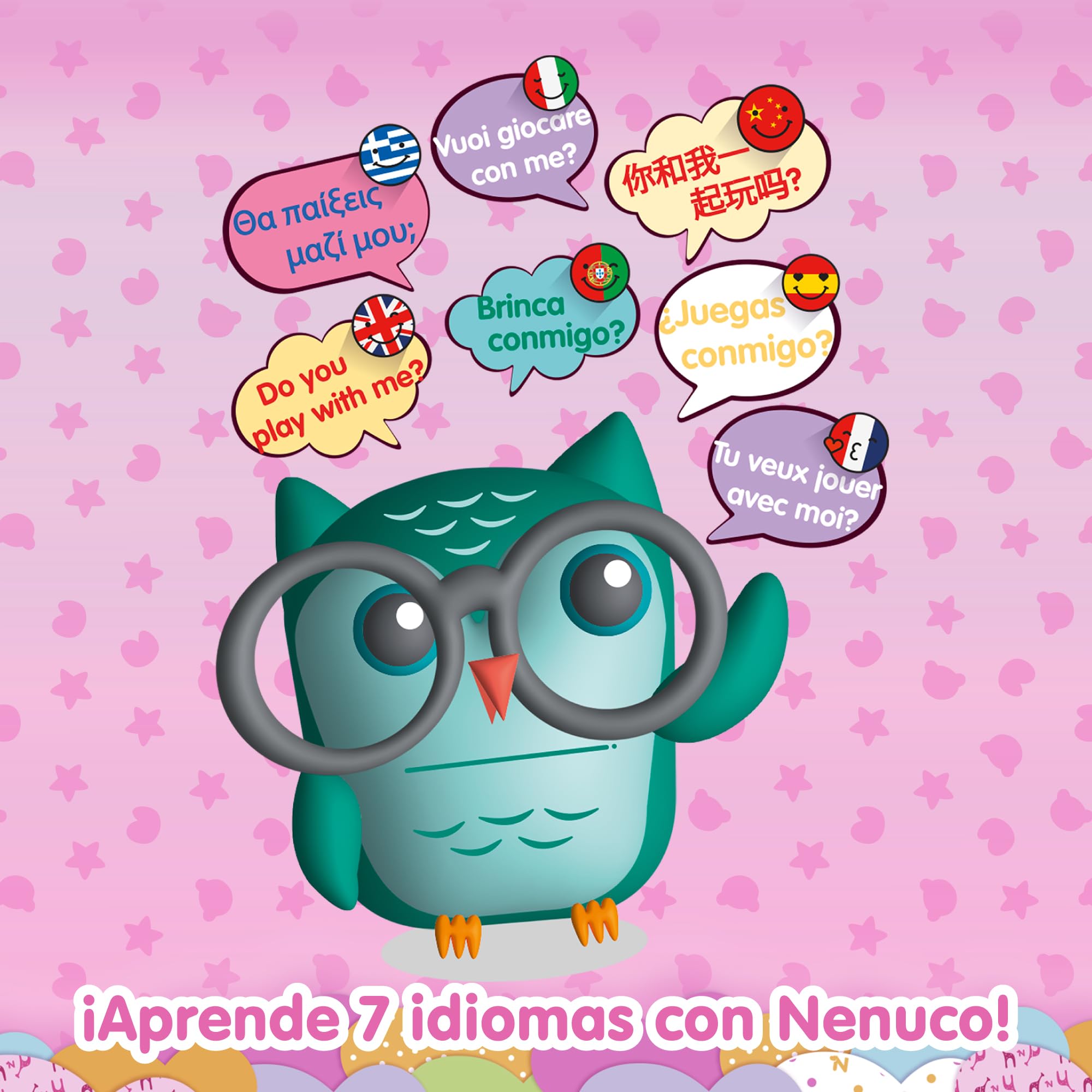 Foto 6 pulgar | Muñeca Nenuco Multilingüe De 12 Pulgadas Con 5 Frases A Partir De 2 Años - Venta Internacional.
