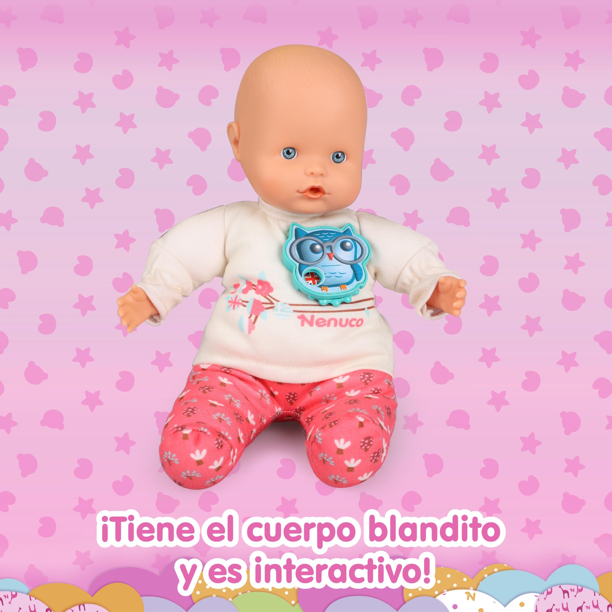 Foto 7 pulgar | Muñeca Nenuco Multilingüe De 12 Pulgadas Con 5 Frases A Partir De 2 Años - Venta Internacional.