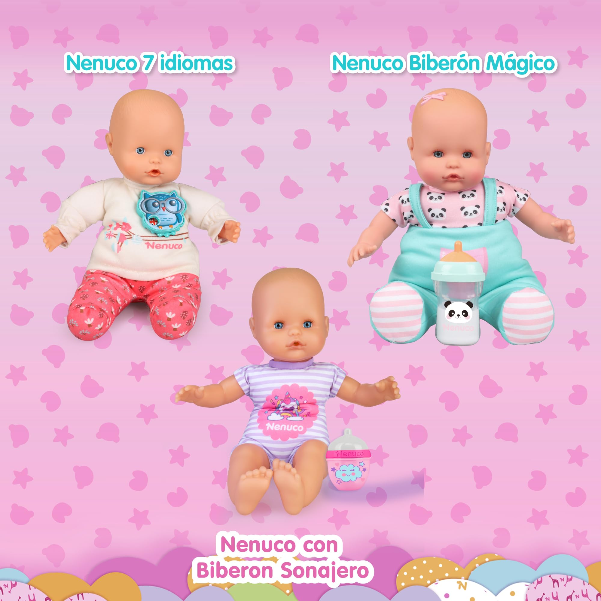 Foto 8 pulgar | Muñeca Nenuco Multilingüe De 12 Pulgadas Con 5 Frases A Partir De 2 Años - Venta Internacional.