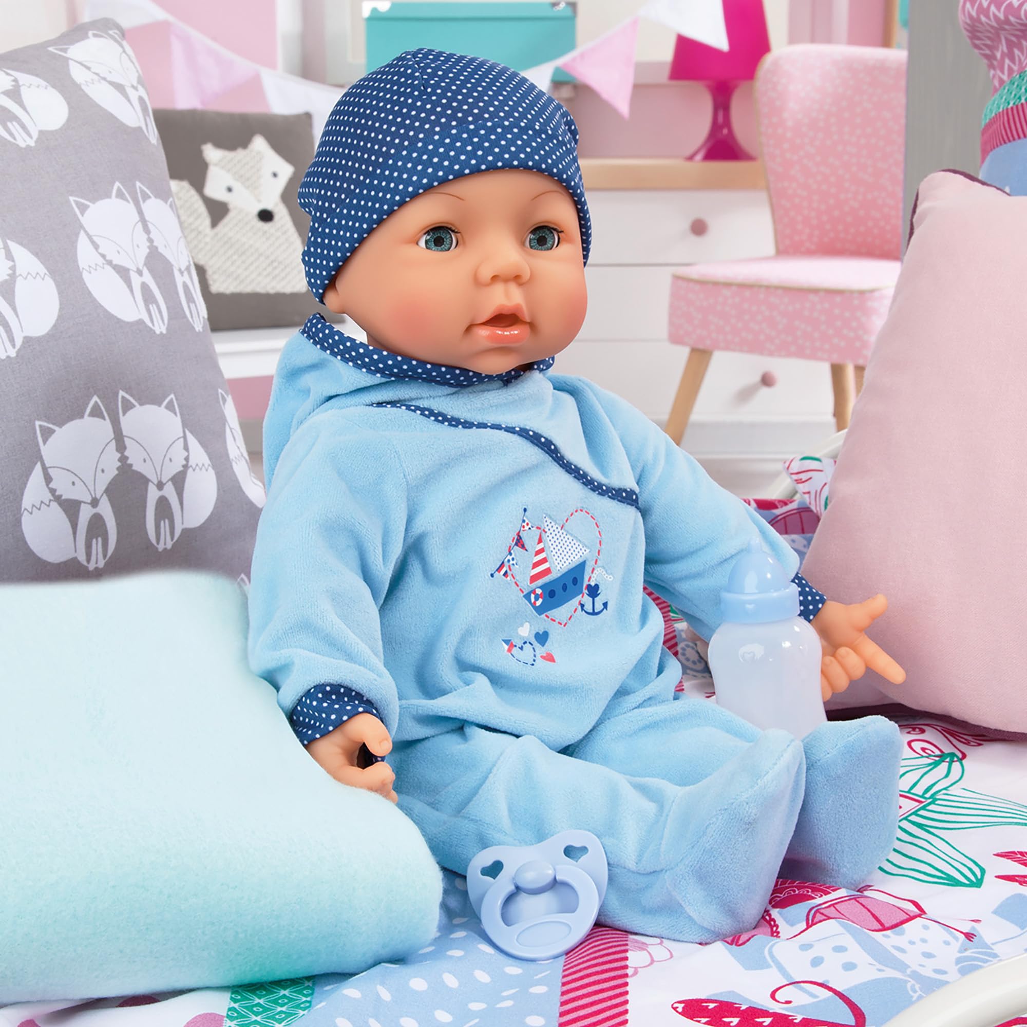 Foto 6 | Muñeco Interactivo Bayer Design Hello 94683aa Boy 46 Cm - Venta Internacional.