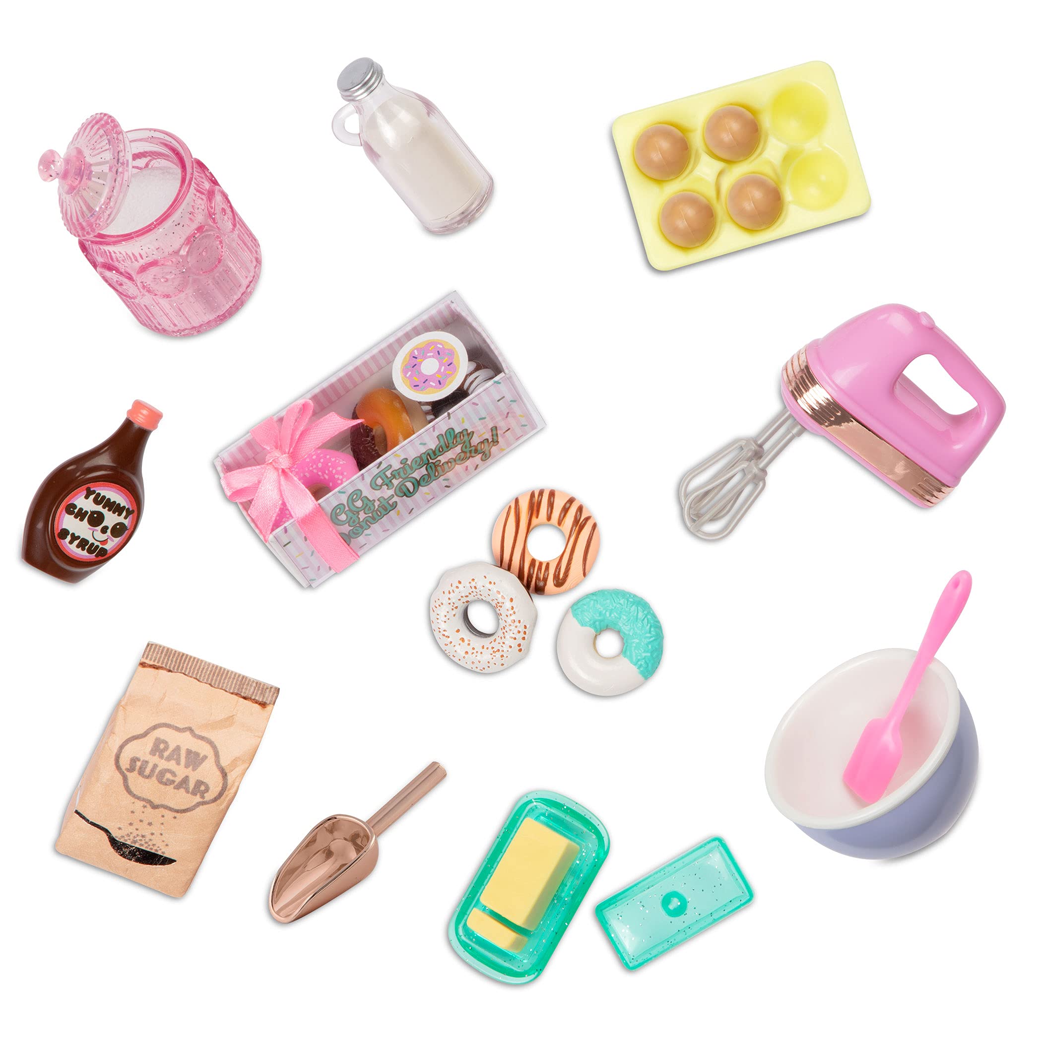 Set De Repostería Glitter Girls Donut Con Batidora Para Muñecas De 14 Pulgadas O Más De 3 Años - Venta Internacional.
