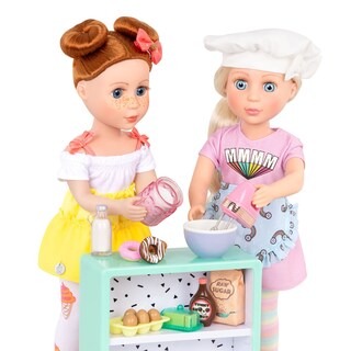 Foto 2 | Set De Repostería Glitter Girls Donut Con Batidora Para Muñecas De 14 Pulgadas O Más De 3 Años - Venta Internacional.